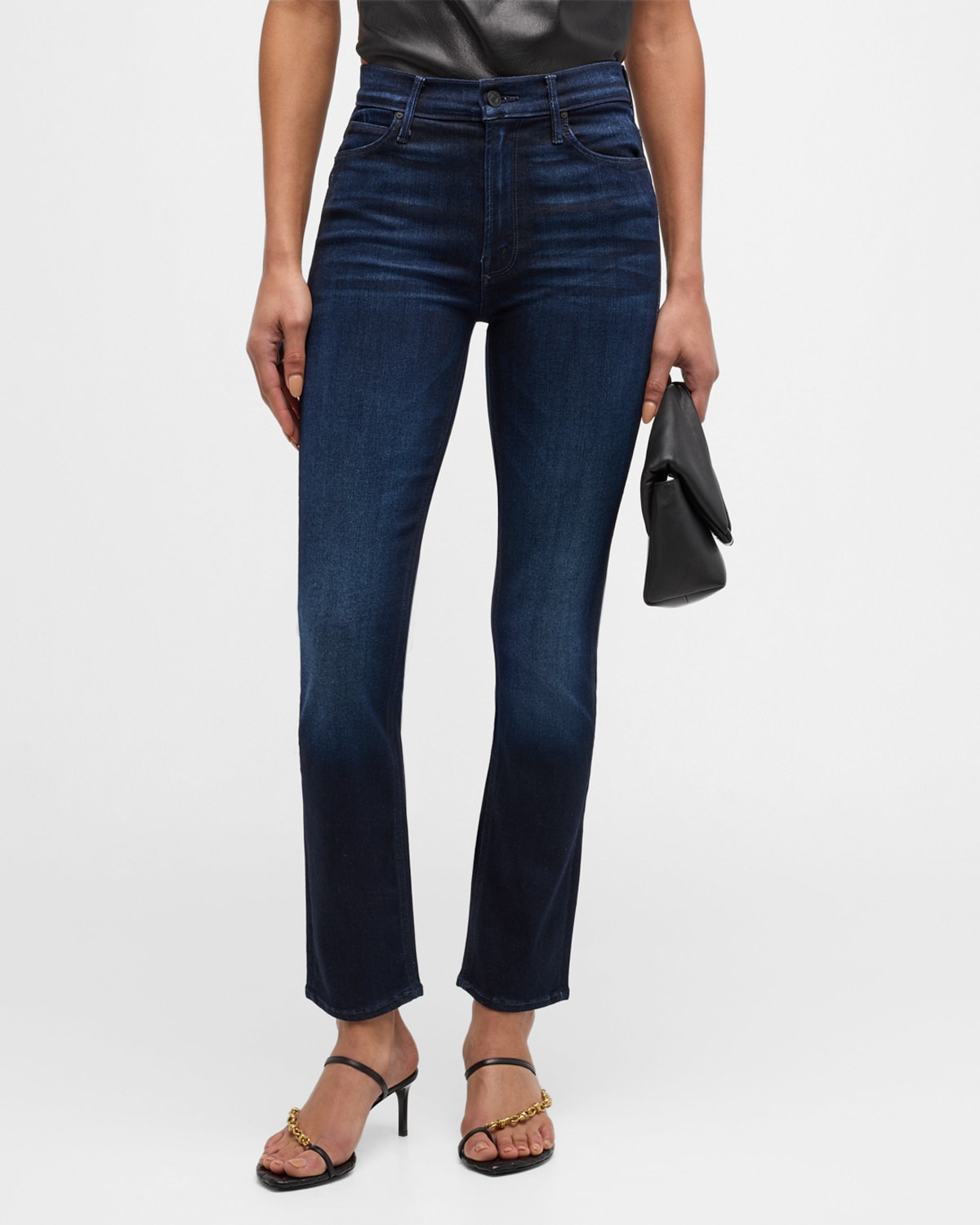 The Mid-Rise Dazzler Ankle Jeans