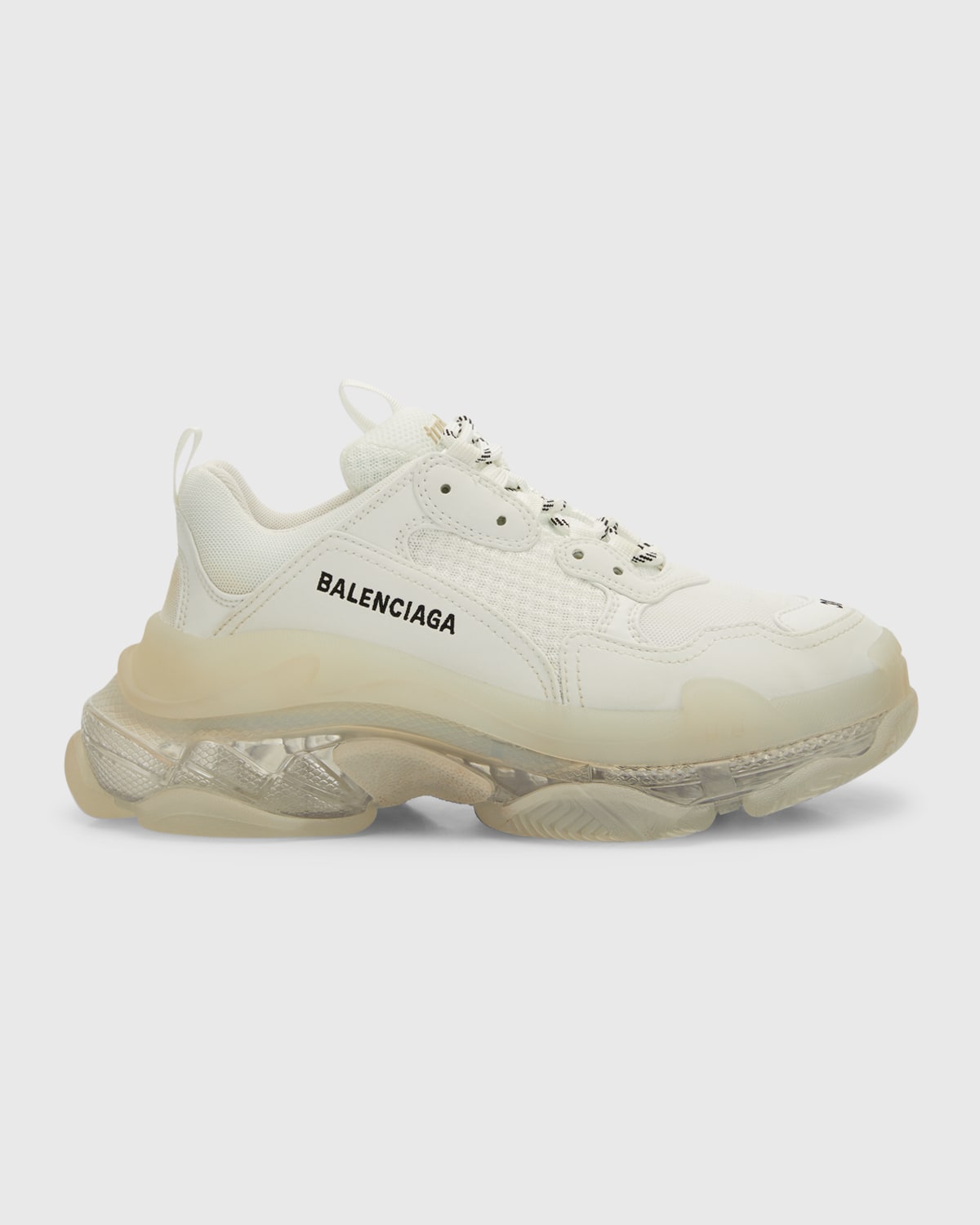 BALENCIAGA TRIPLE S CLEAR-SOLE SNEAKERS