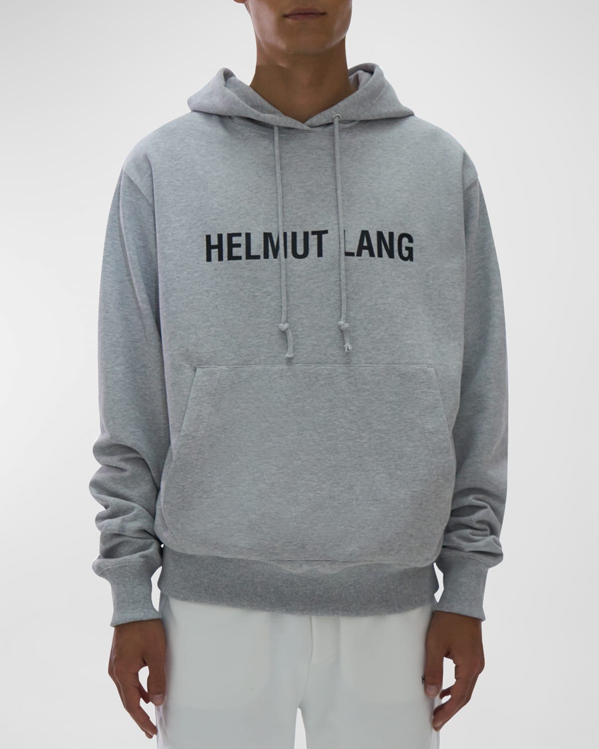 Helmut Lang Men s Core Logo Pullover Hoodie Smart Closet