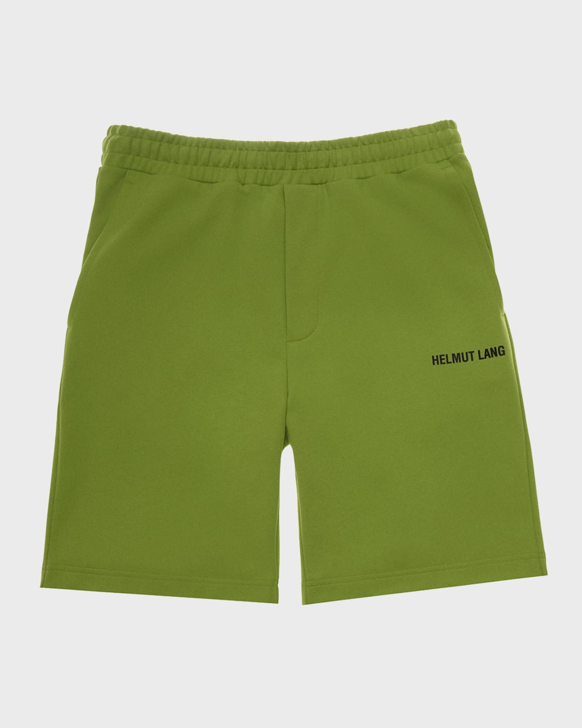 HELMUT LANG MEN'S CORE LOGO TERRY SWEAT SHORTS