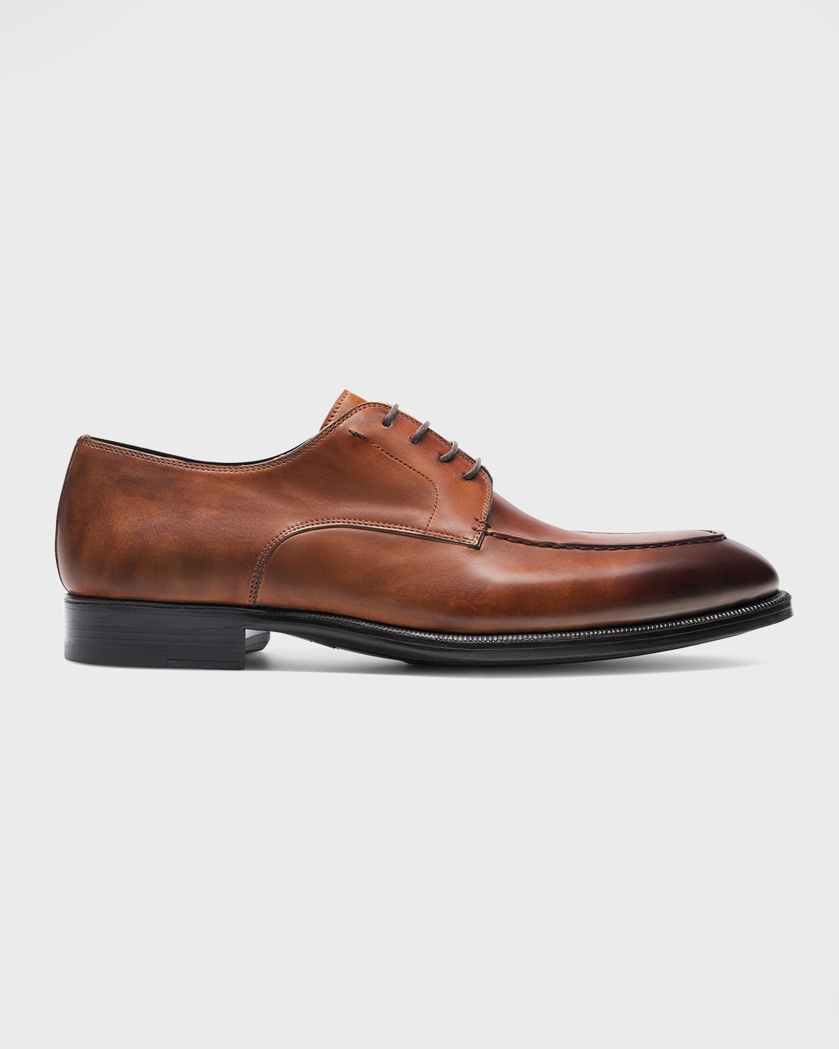 Men's Alva Rubber Sole Leather Derby Shoes
