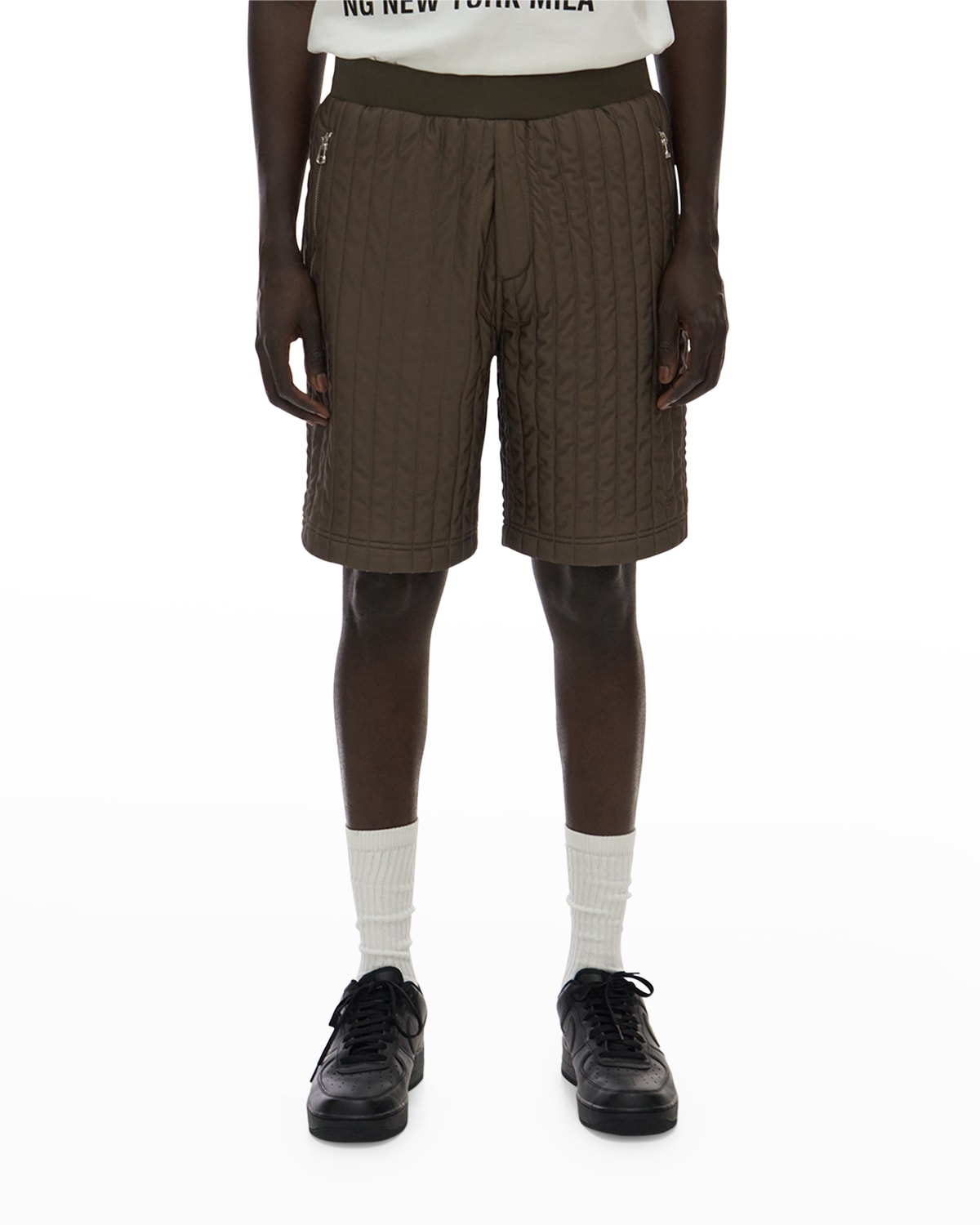 Men's Sheer Quilted Shorts