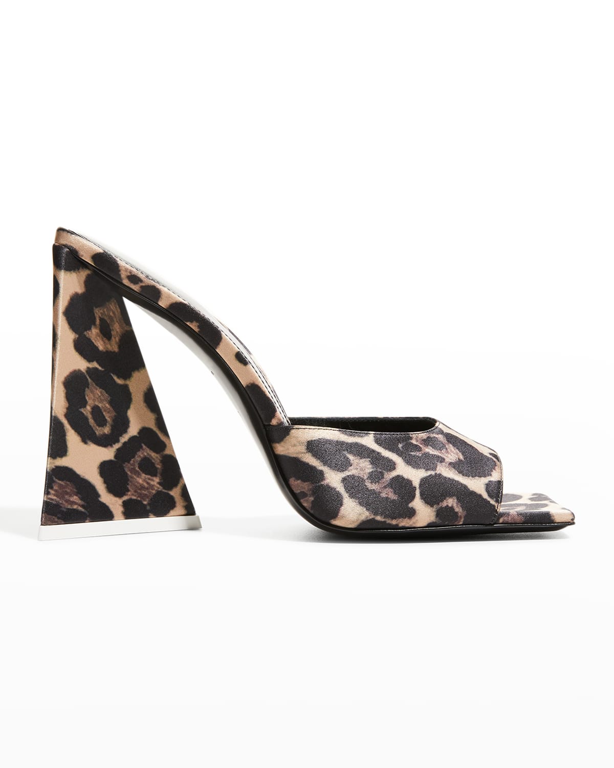 The Attico Devon Leopard-Print Mule Sandals