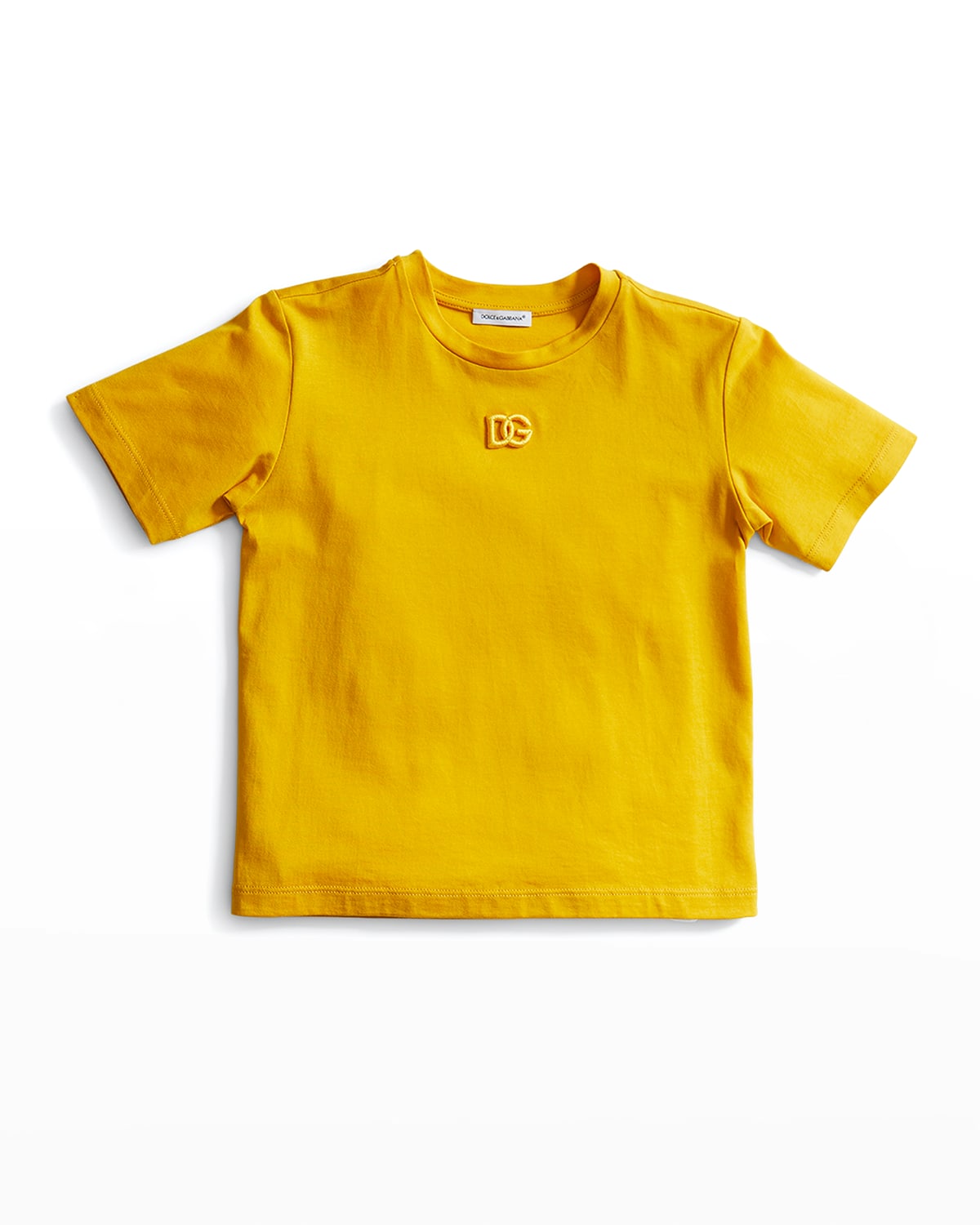 Boy's Tonal Embroidered Logo T-Shirt, Size 4-6