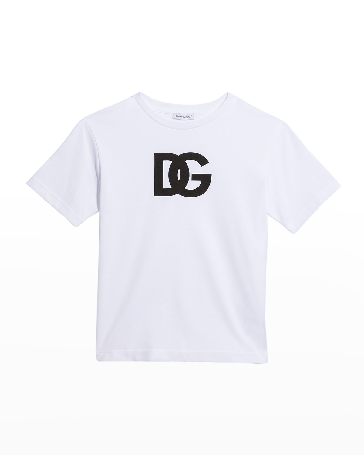 Boy's Interlocking DG Logo T-Shirt, Size 8-12
