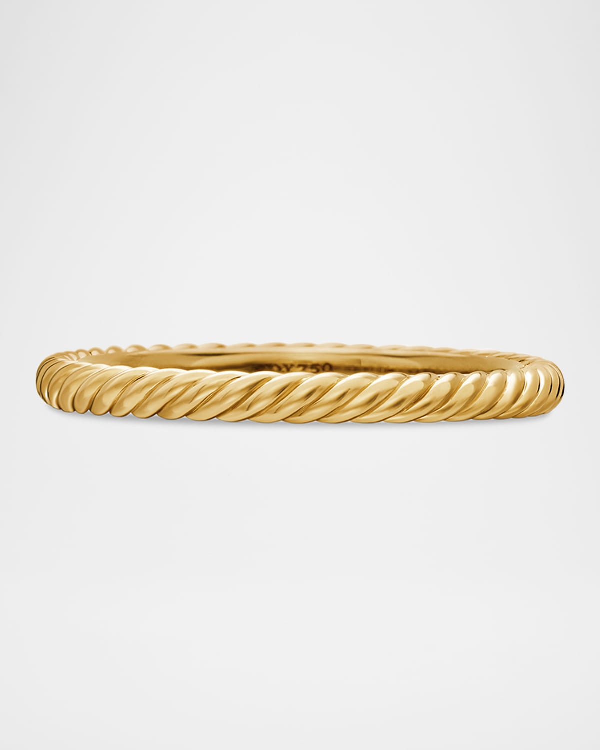 David Yurman Cable Classics Band Ring in 18K Gold 4.5 Smart Closet