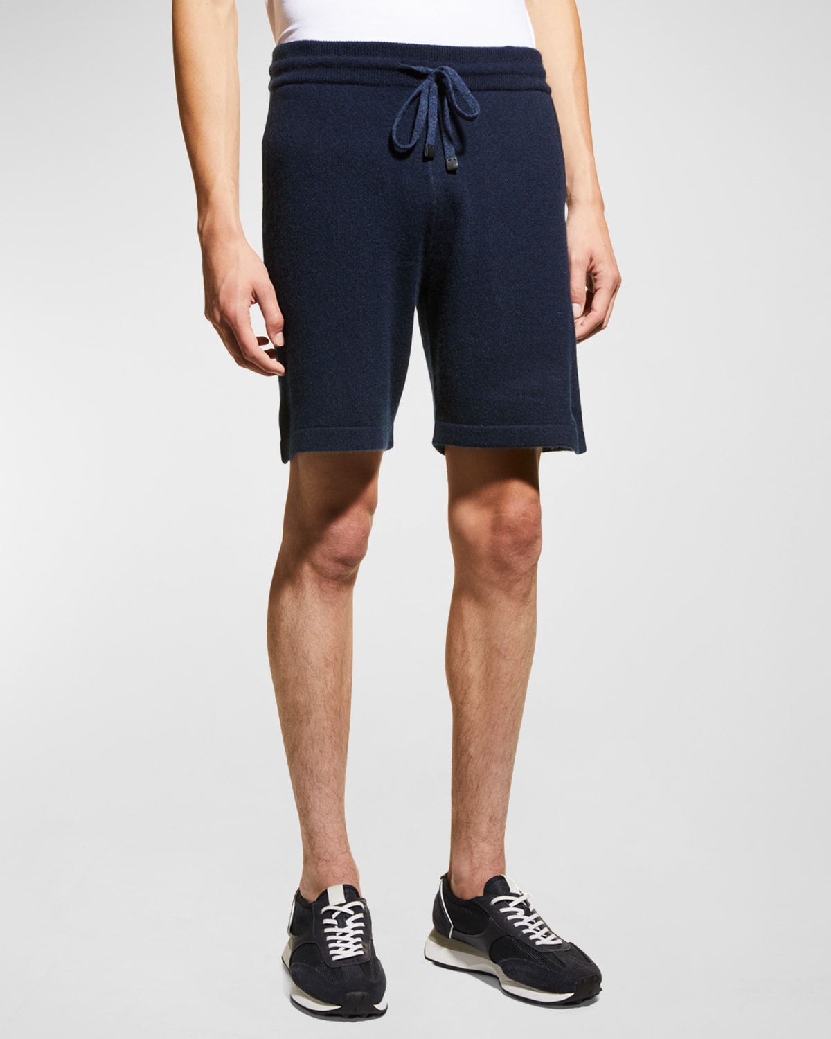 Nomad Men's Essex Cashmere Shorts In Blue