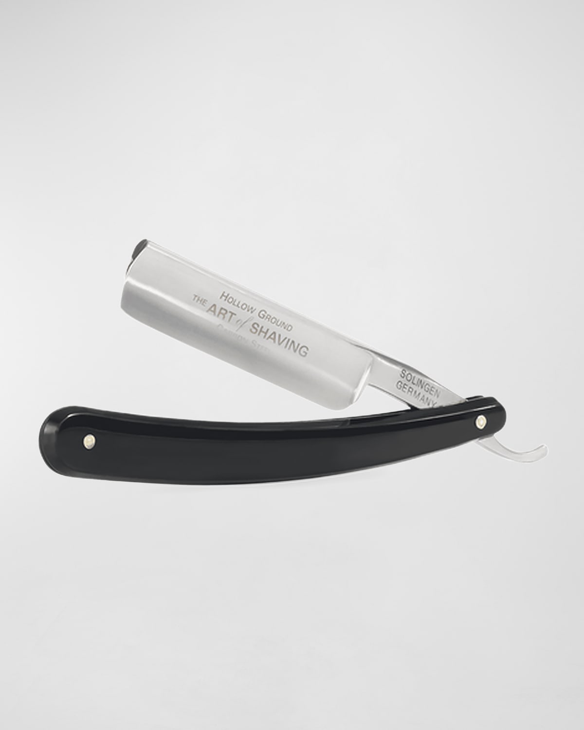 Exclusive Straight Razor with Black Handle