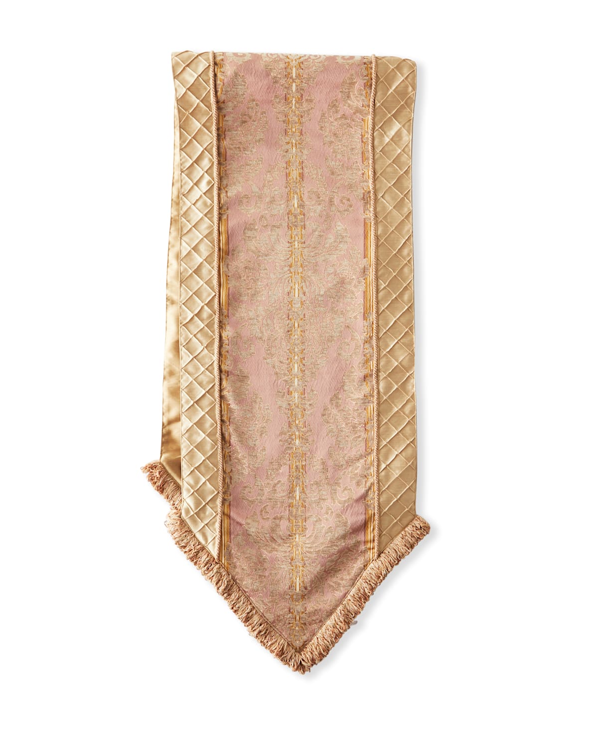Austin Horn Collection Liselle 108" Table Runner In Pink
