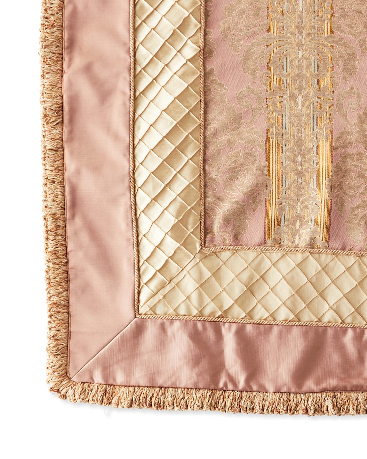 Austin Horn Collection Liselle 54" Square Tablecloth In Blush