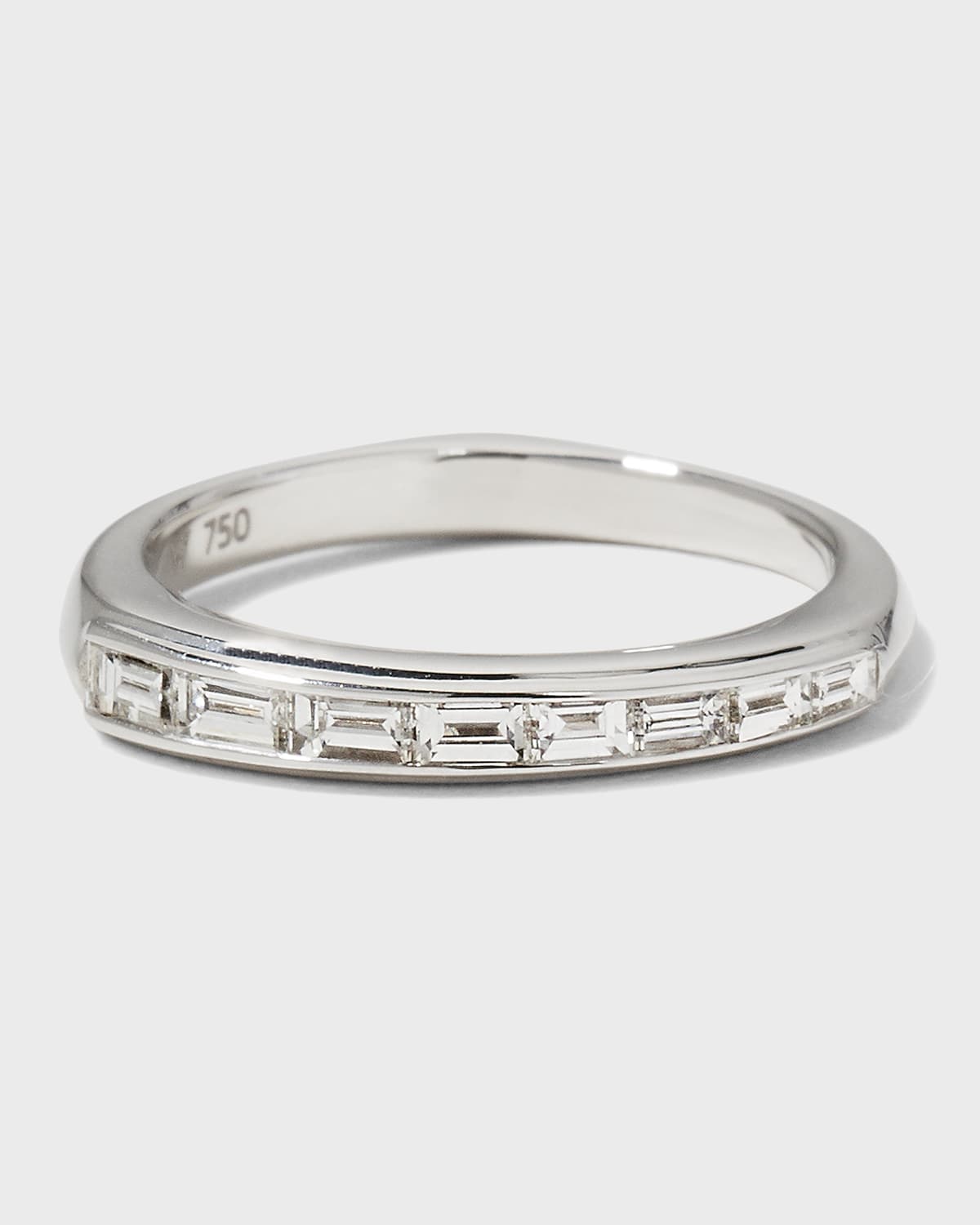 Stephen Webster Baguette Stack Ring With Diamonds And White Gold