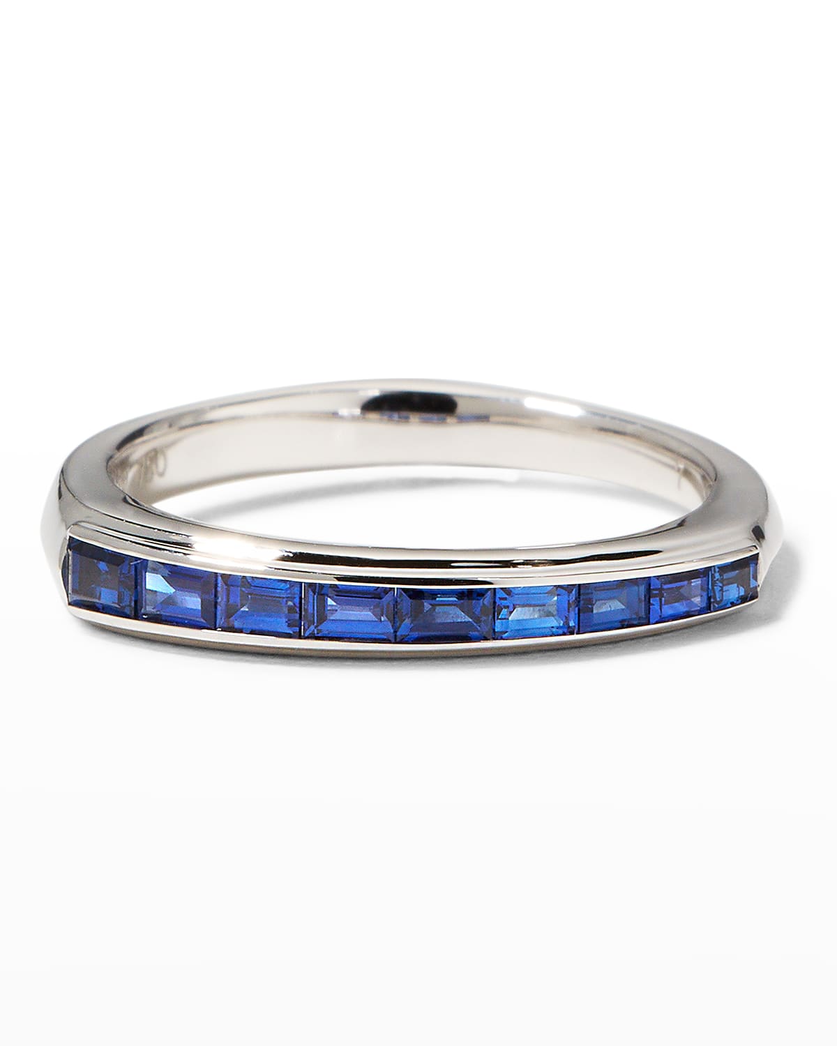 Stephen Webster Baguette Stack Ring With Blue Sapphires