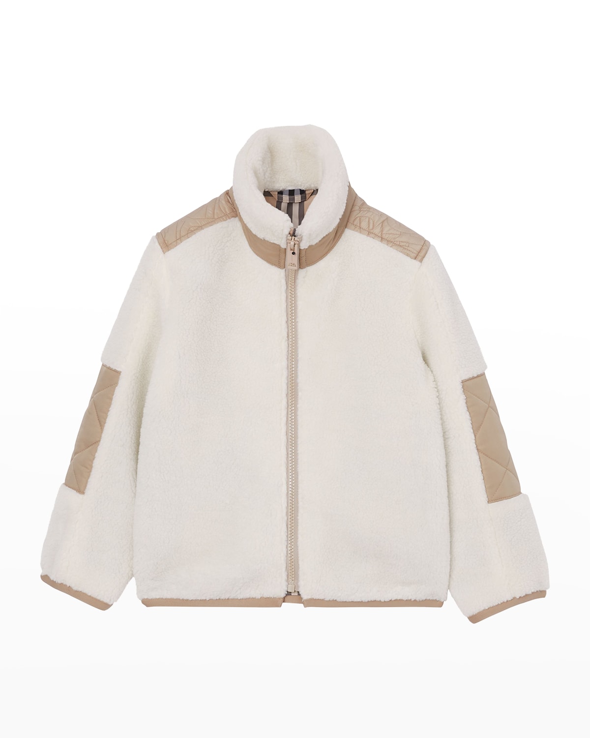 Girl's Carter Fleece Quilted Jacket, Size 3-14