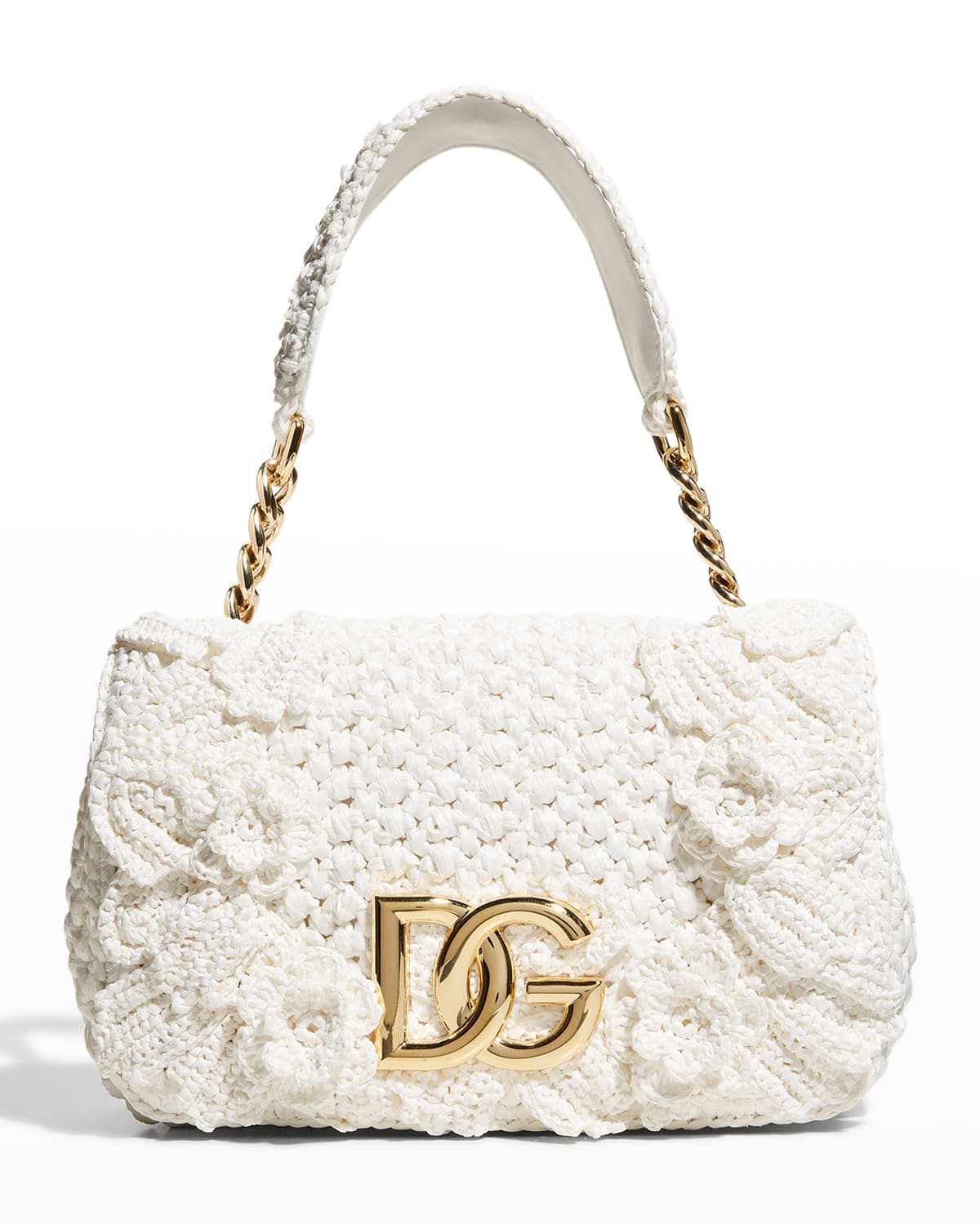 Dolce & Gabbana Iconic DG Crochet Shoulder Bag