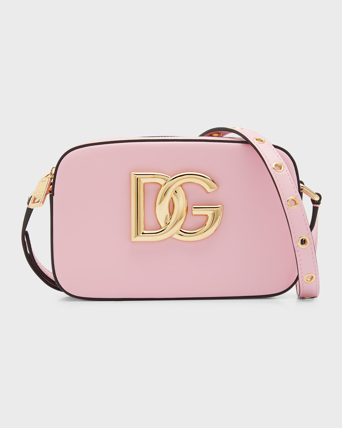 Dolce & Gabbana Hot Stuff DG Logo Leather Crossbody Bag