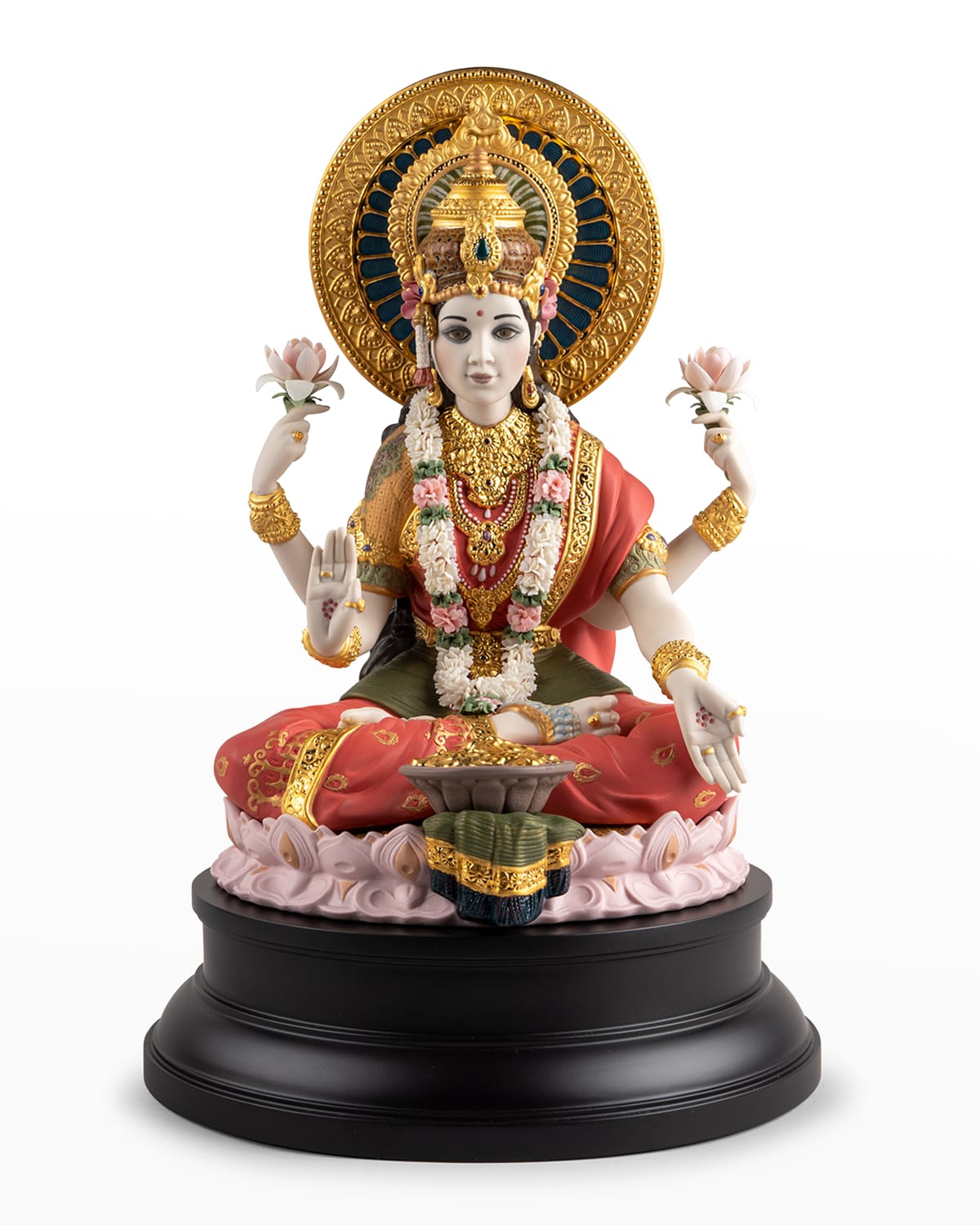 Lladrò Goddess Lakshmi Sculpture