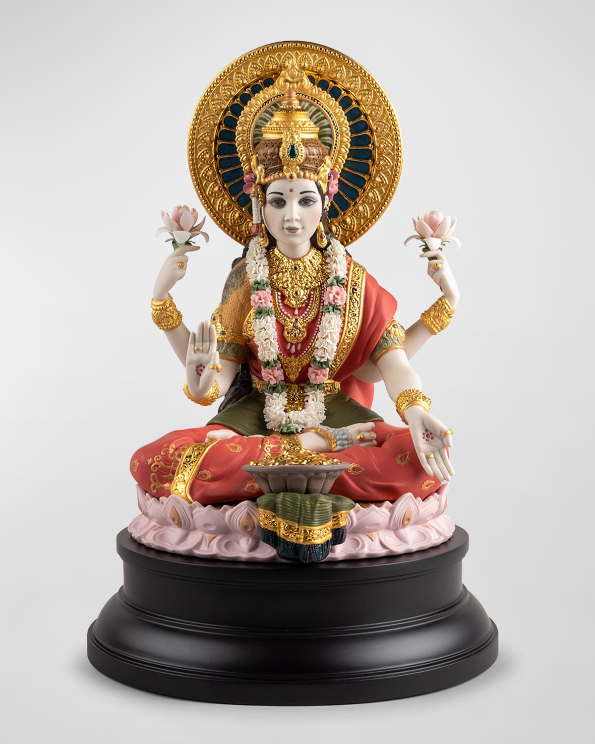 Lladrò Goddess Lakshmi Sculpture