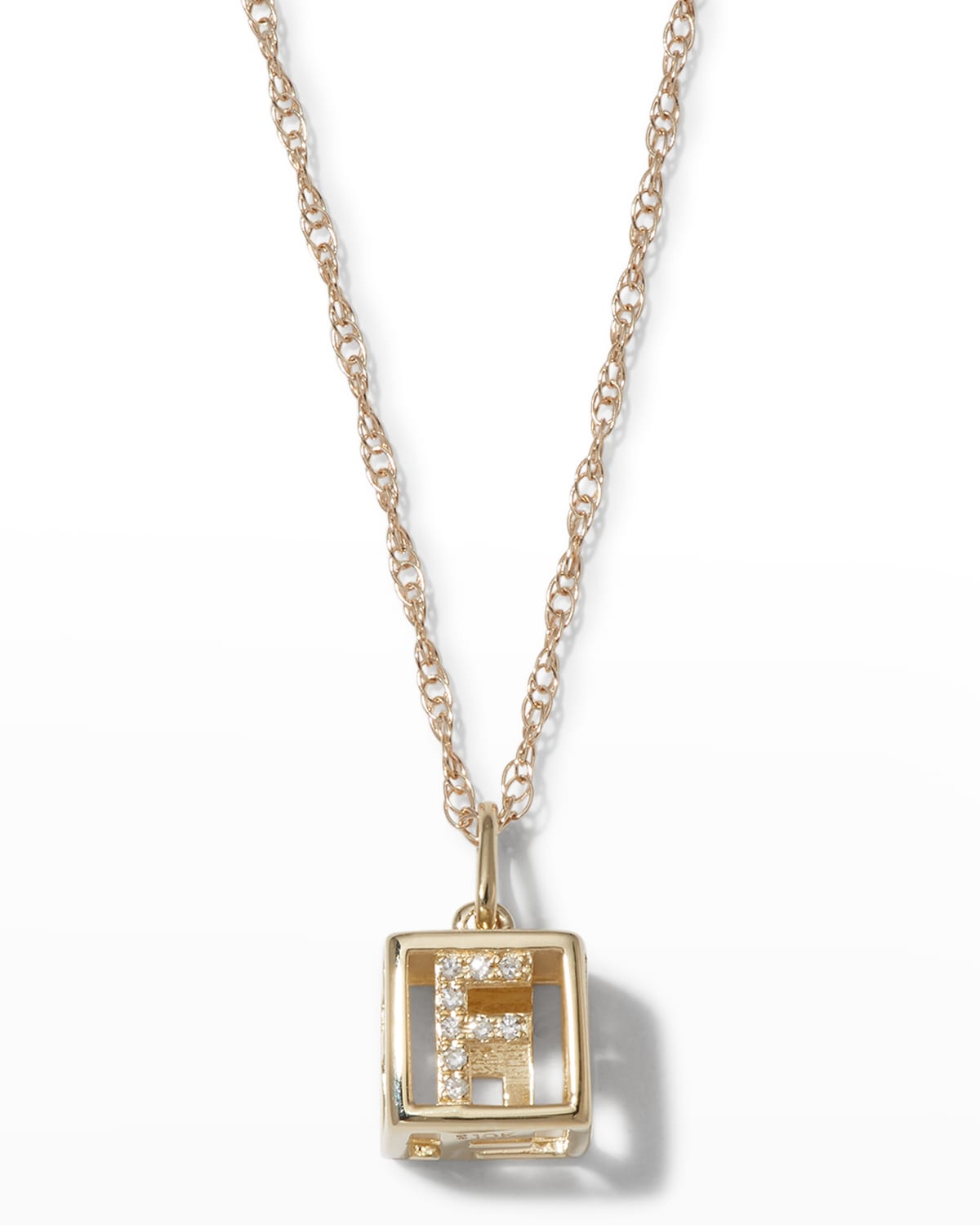 Stone And Strand Diamond Baby Block Necklace In F