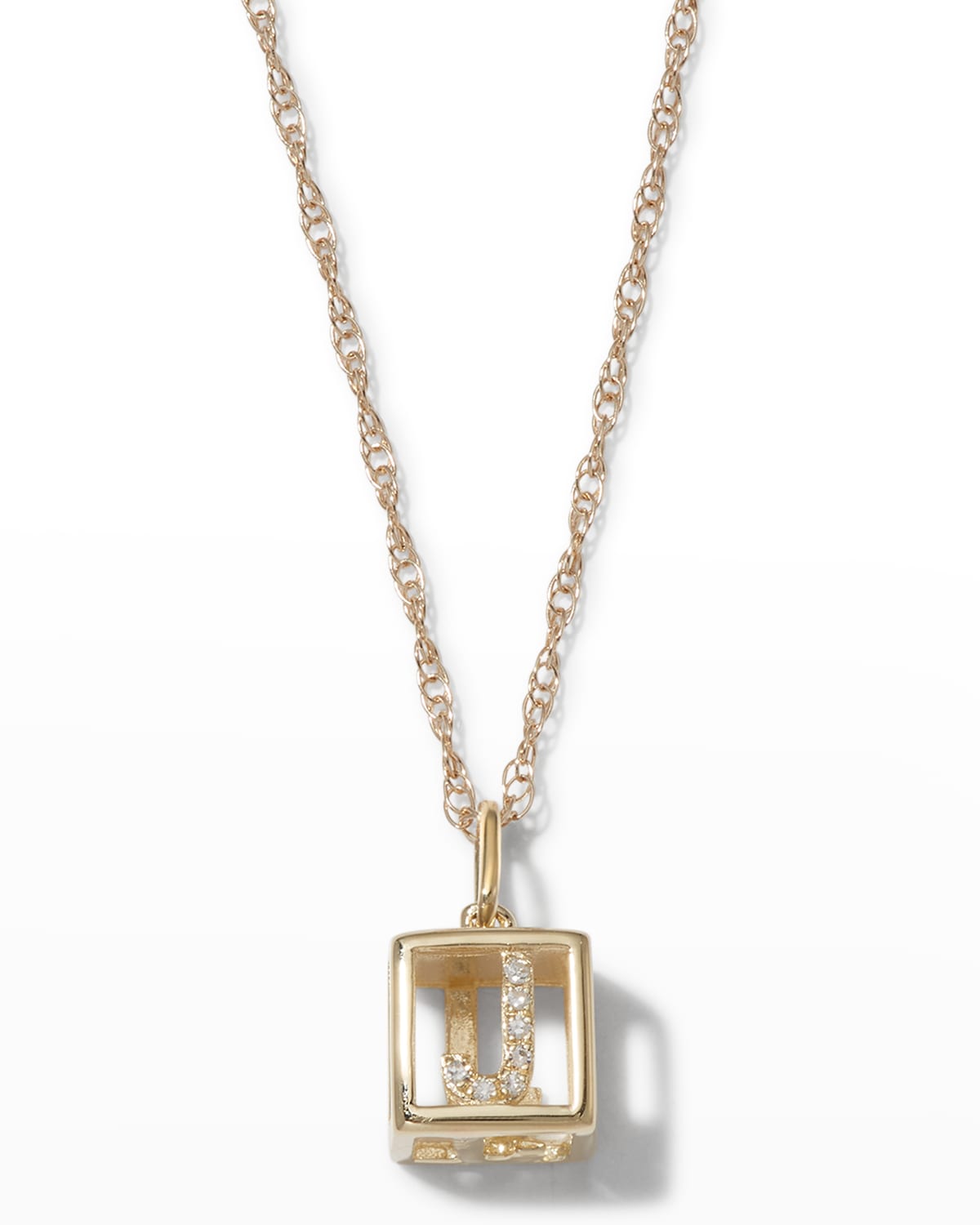 Stone And Strand Diamond Baby Block Necklace In J