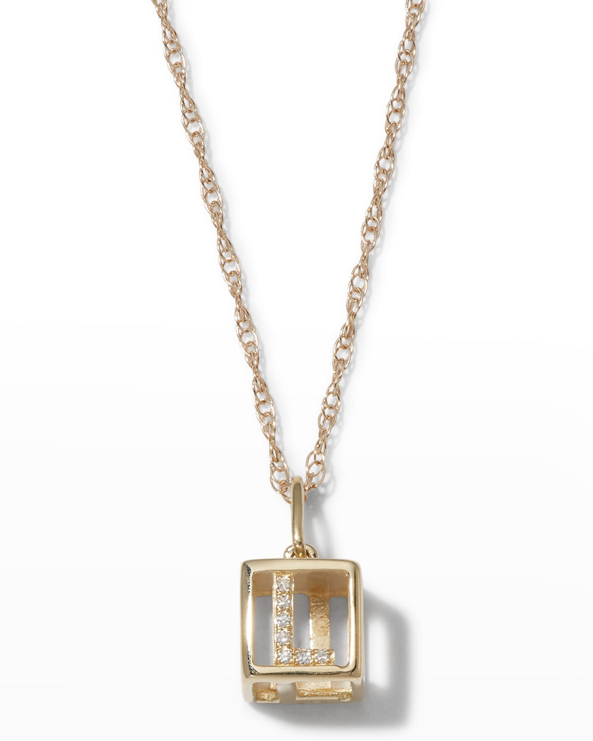 Stone And Strand Diamond Baby Block Necklace In L