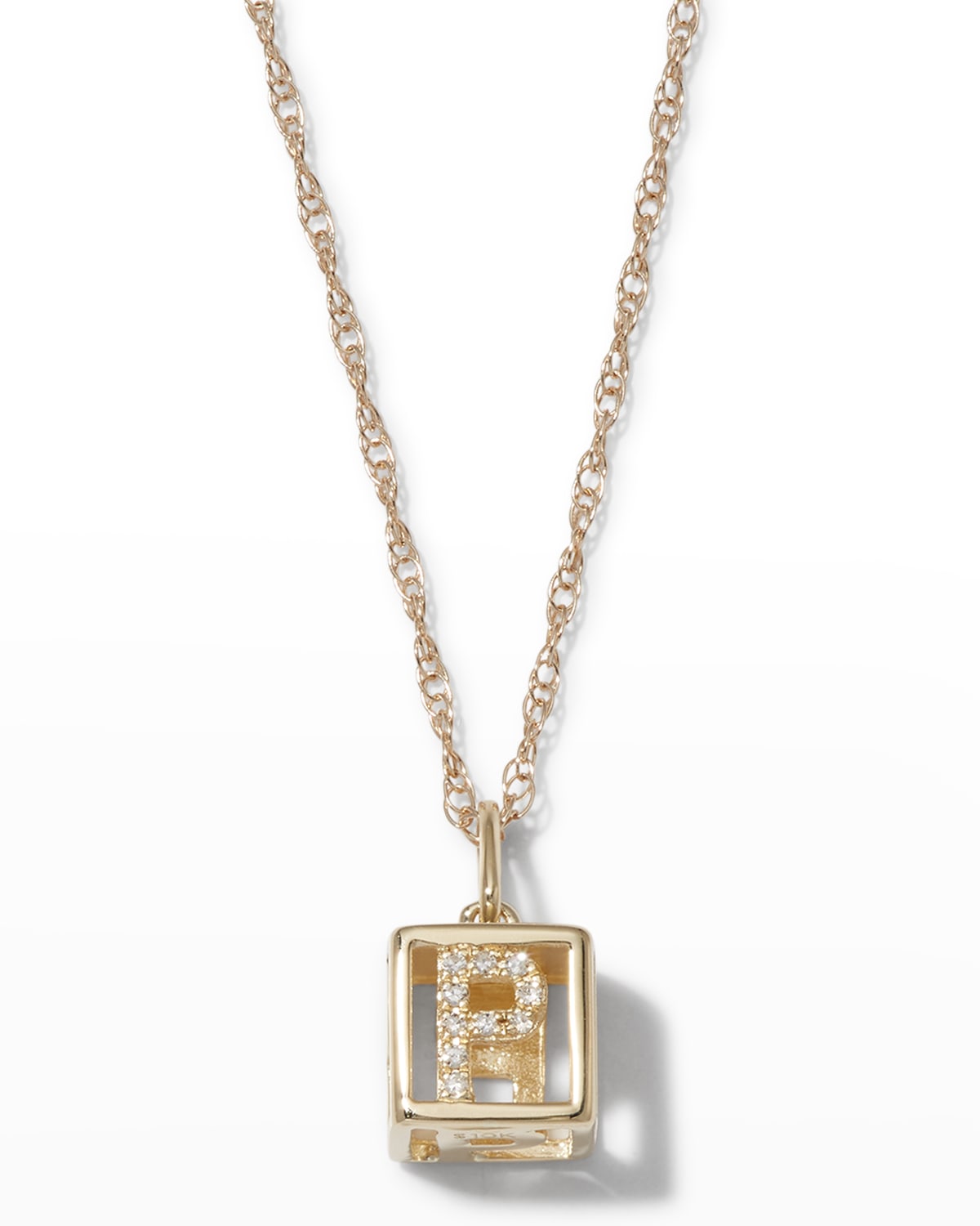 Stone And Strand Diamond Baby Block Necklace In P