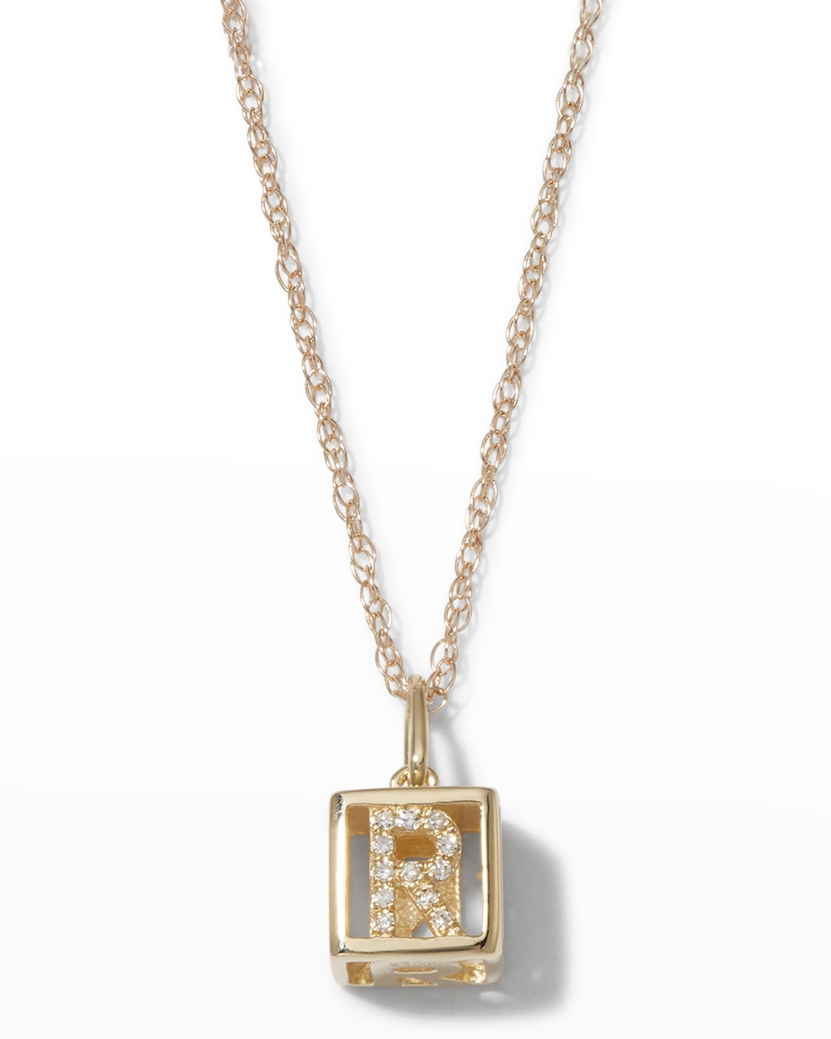 Stone And Strand Diamond Baby Block Necklace In R