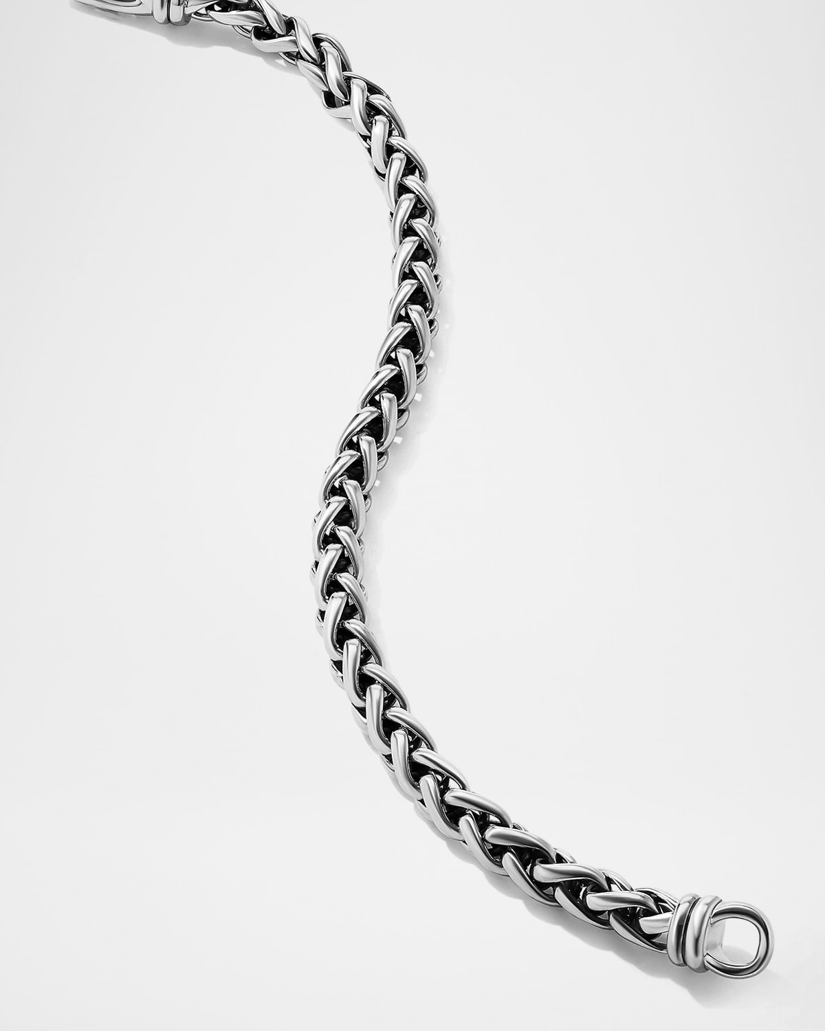 David Yurman Men 's Sterling Silver Wheat Chain Bracelet, 6mm