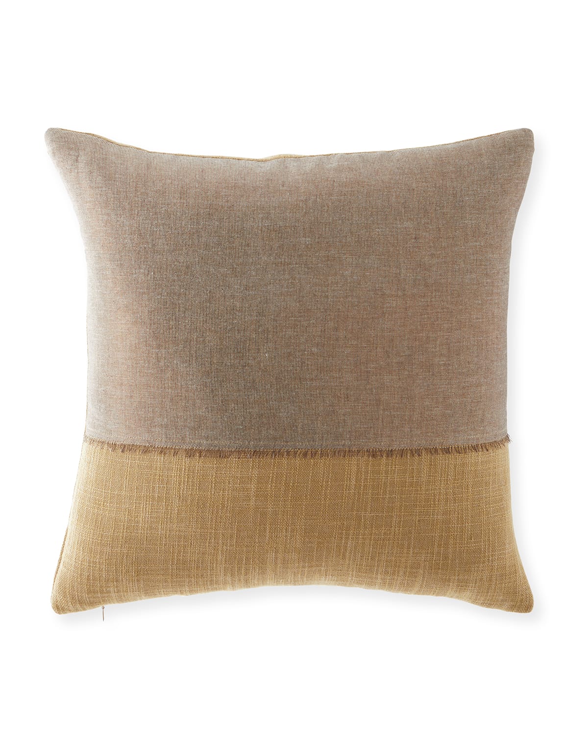 Tl At Home Barrington Honey Alannis Pillow, 22"sq. In Brown