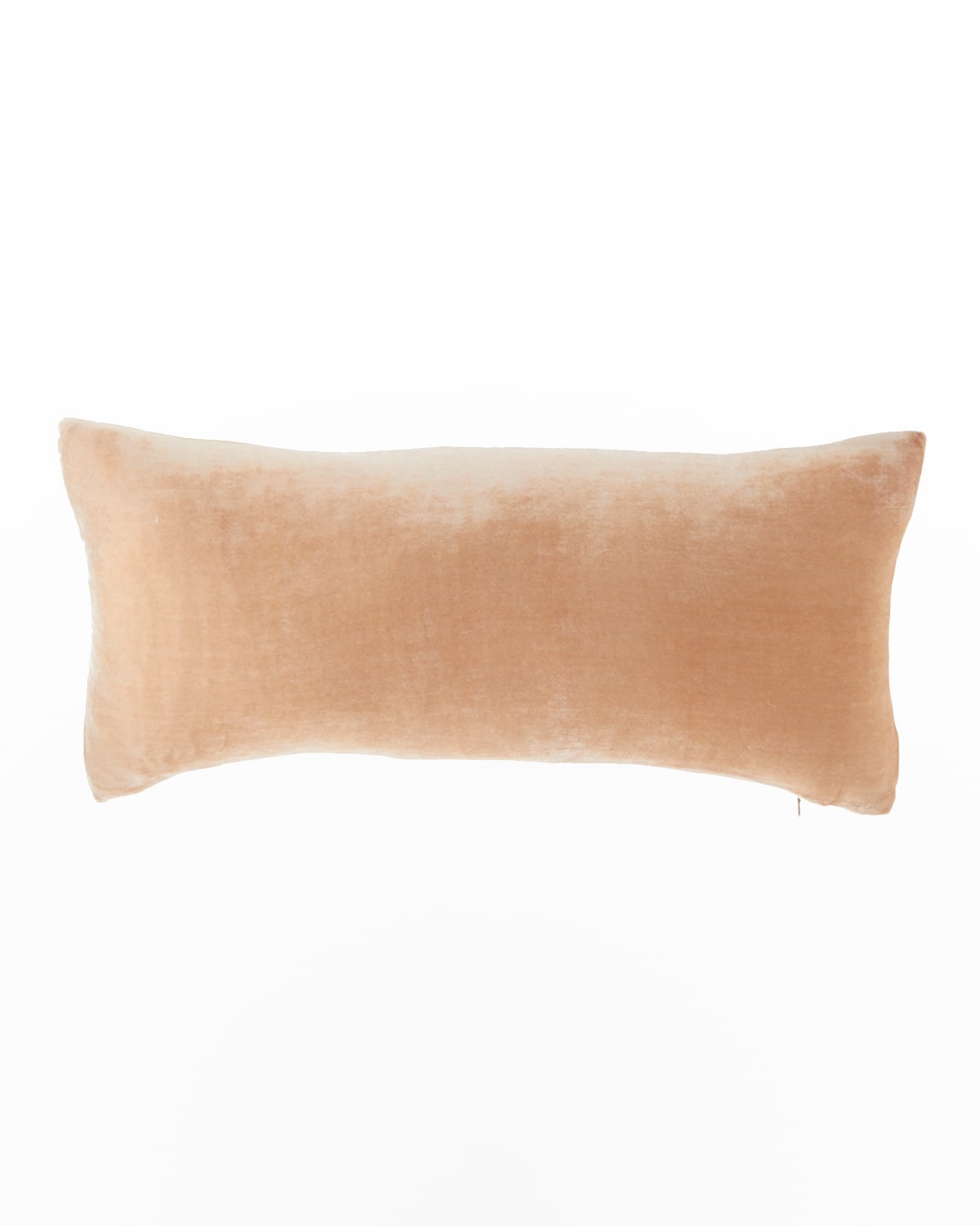 Tl At Home Vintage Velvet Nude 12" X 25" Plain Pillow In Nude