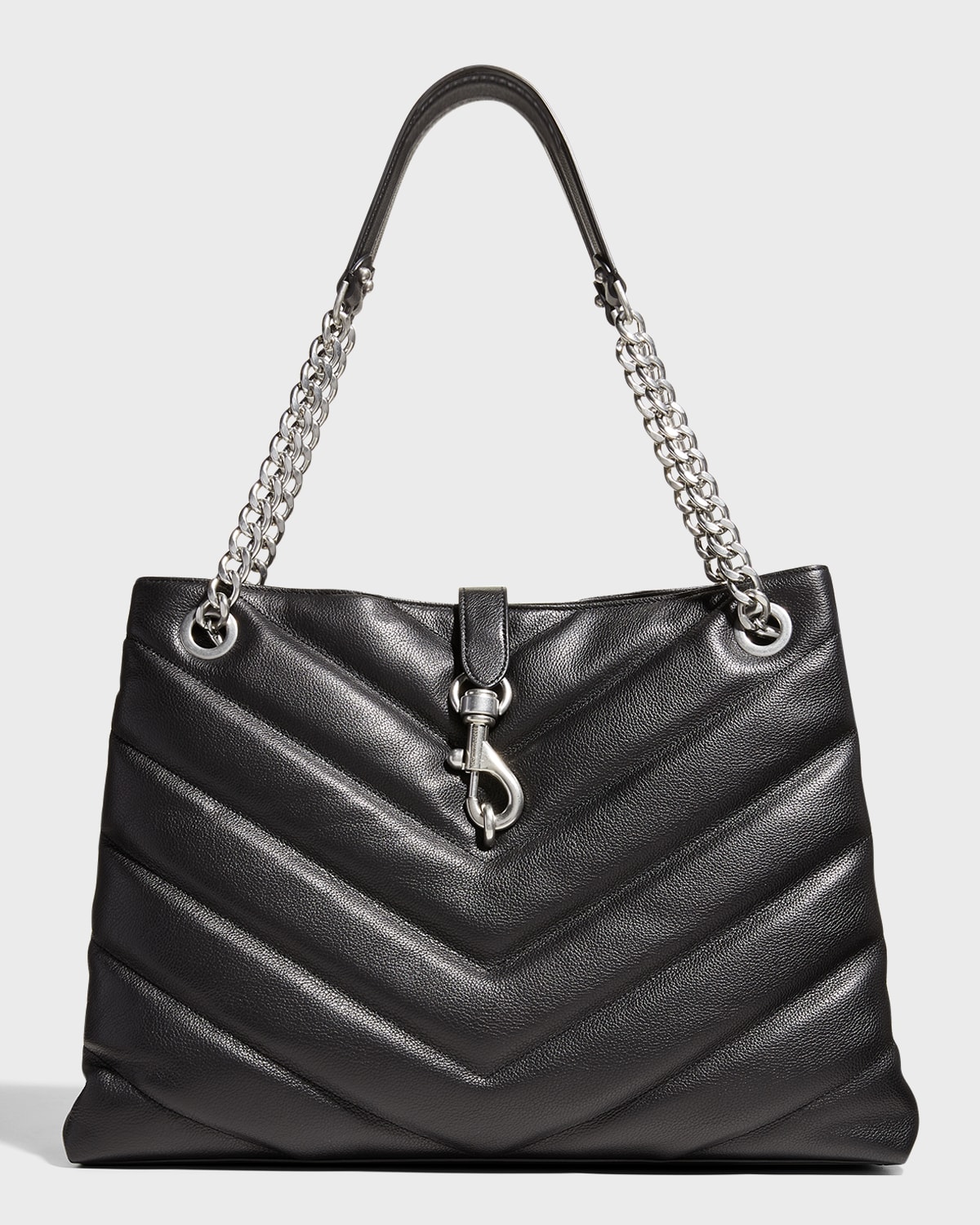 Edie Quilted Leather Tote Bag
