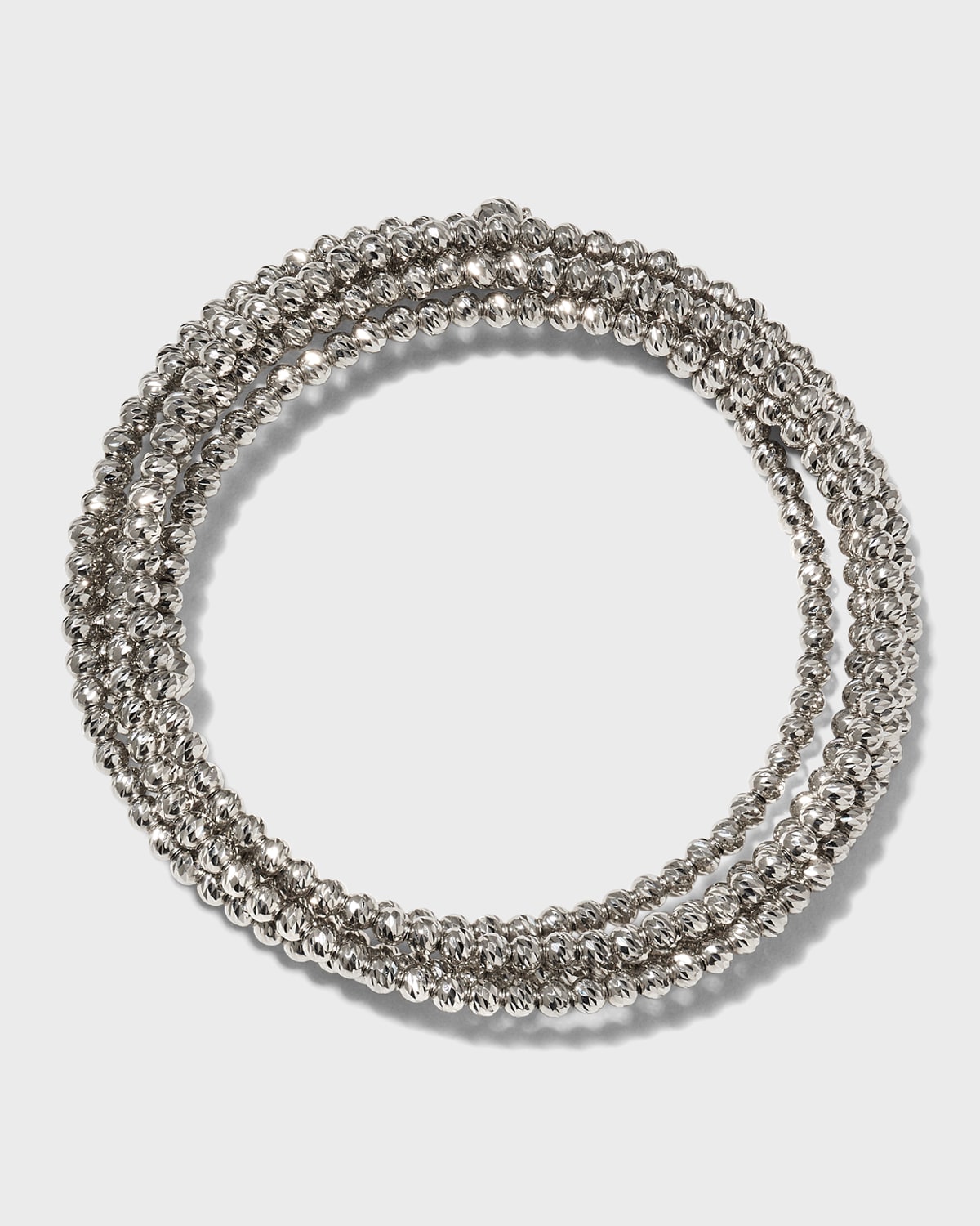 Platinum Loop Bracelet, 32.5"L