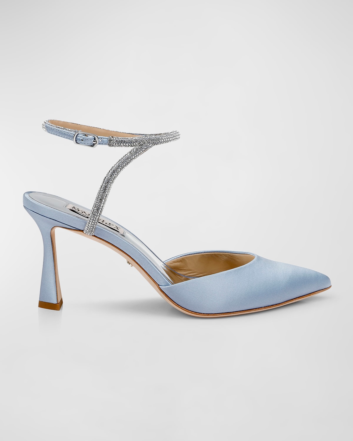 Badgley Mischka Collection Kamilah Ankle Strap Pump In Azure Blue