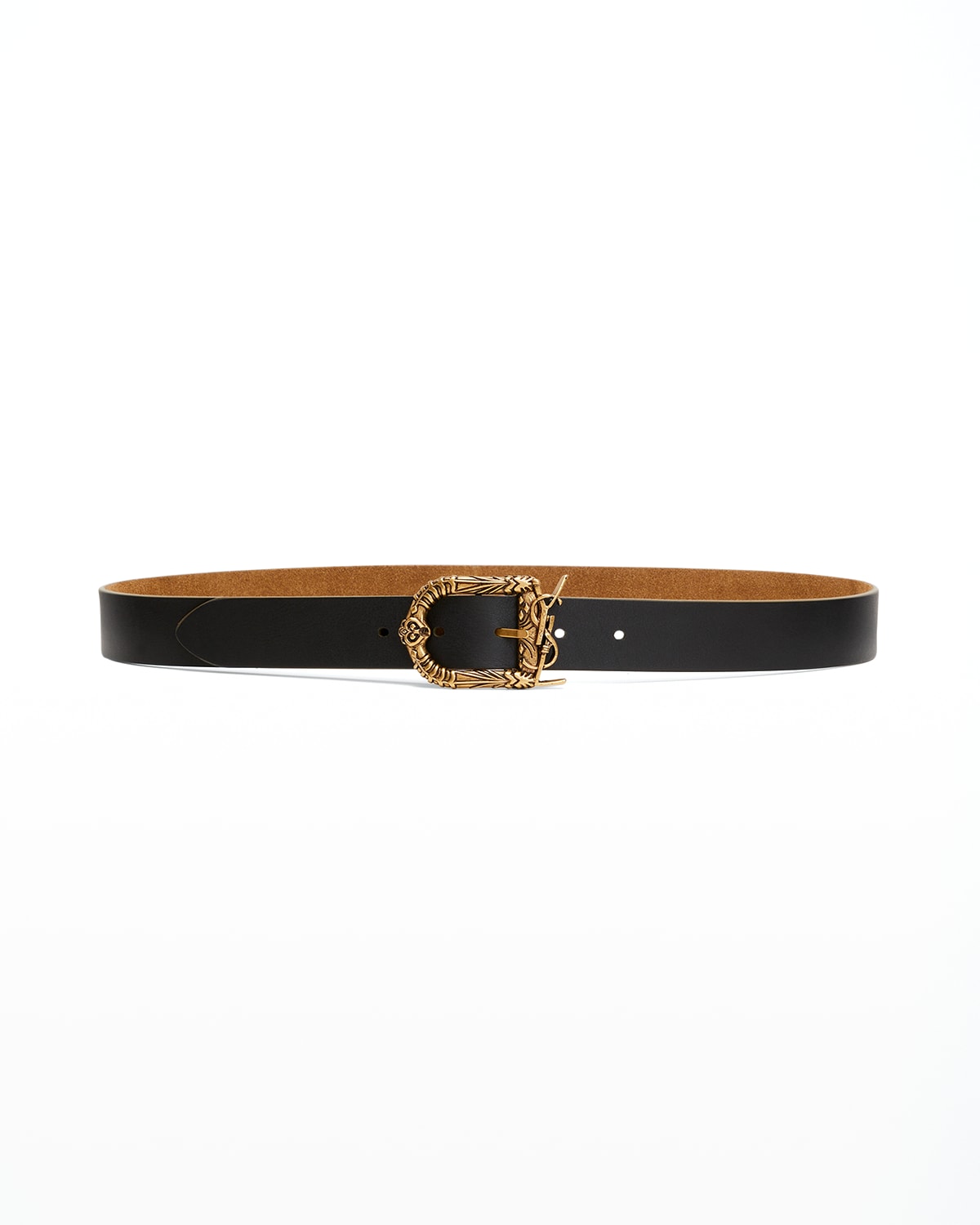 Celtic YSL Monogram Leather Belt