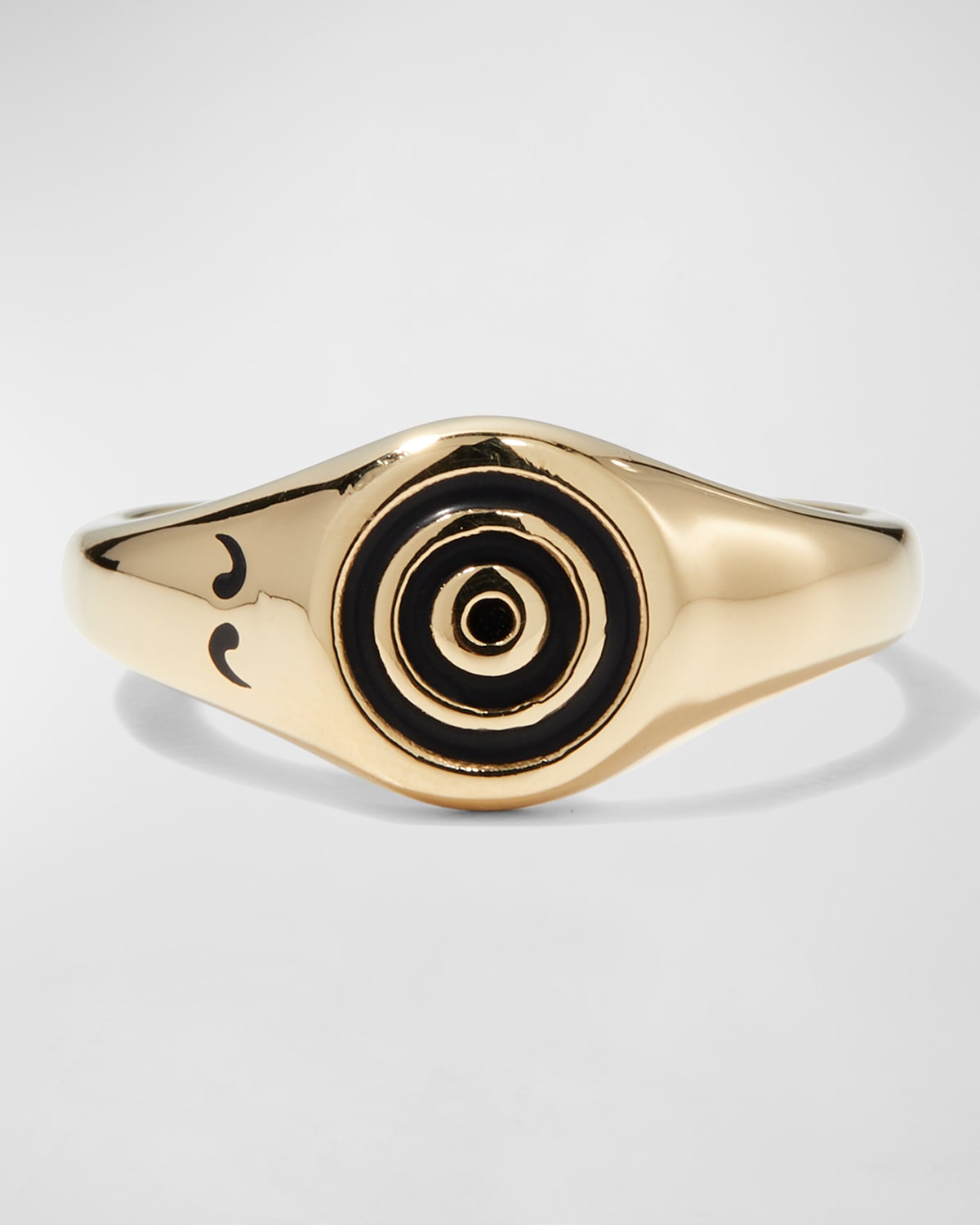 Men's Yellow Gold Acies Ipnotic Signet Ring