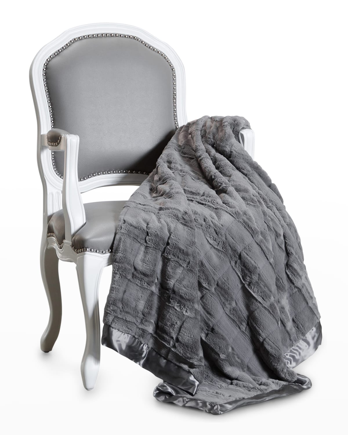 Shop Giraffe At Home Luxe Waterfall Xl Throw In Charcoal