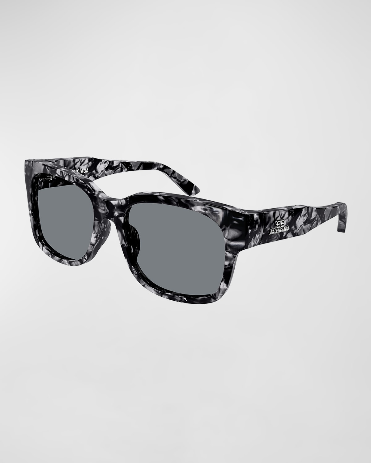 Rectangle Printed Acetate Sunglasses