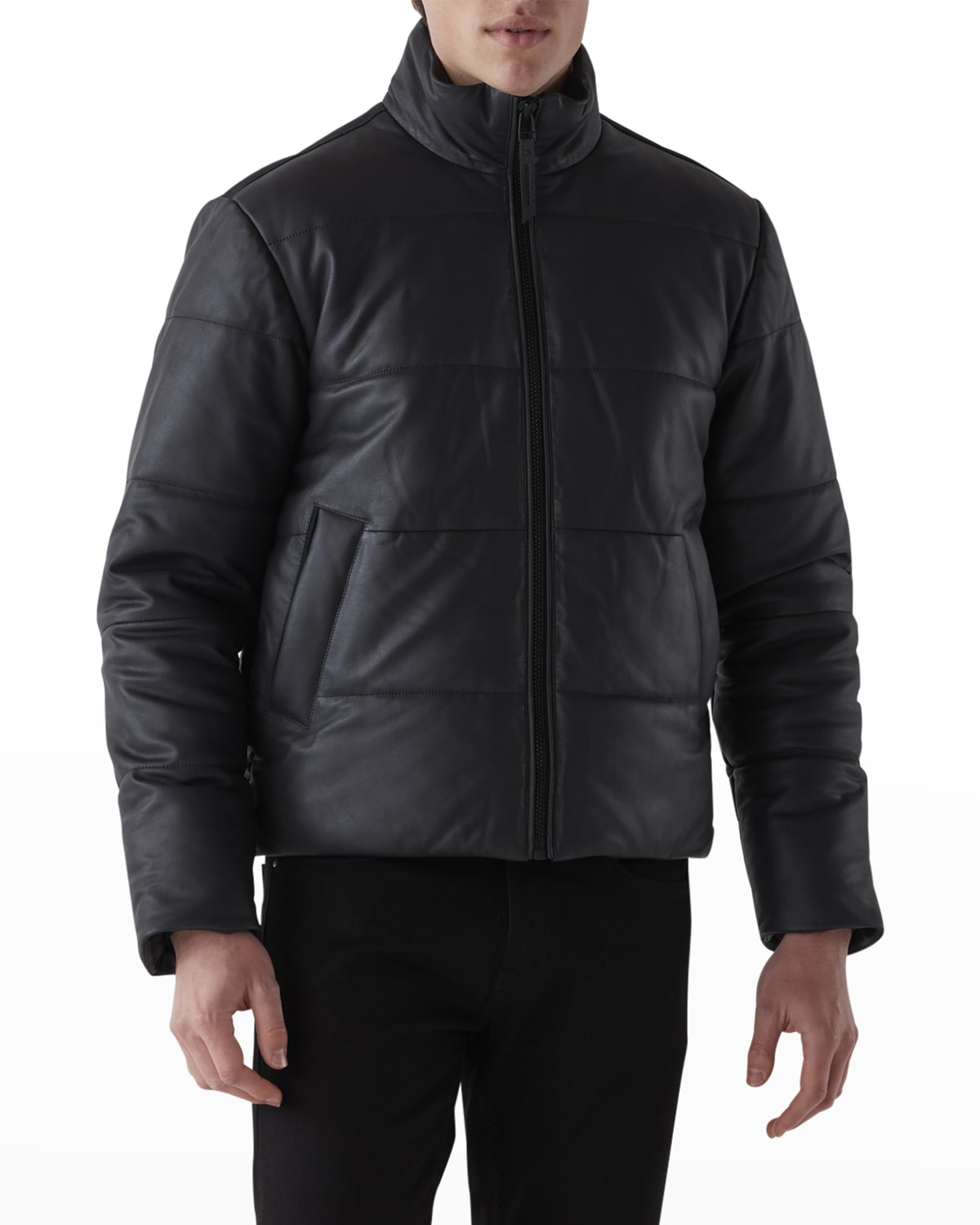 Men's Auckland Quilted Leather Jacket