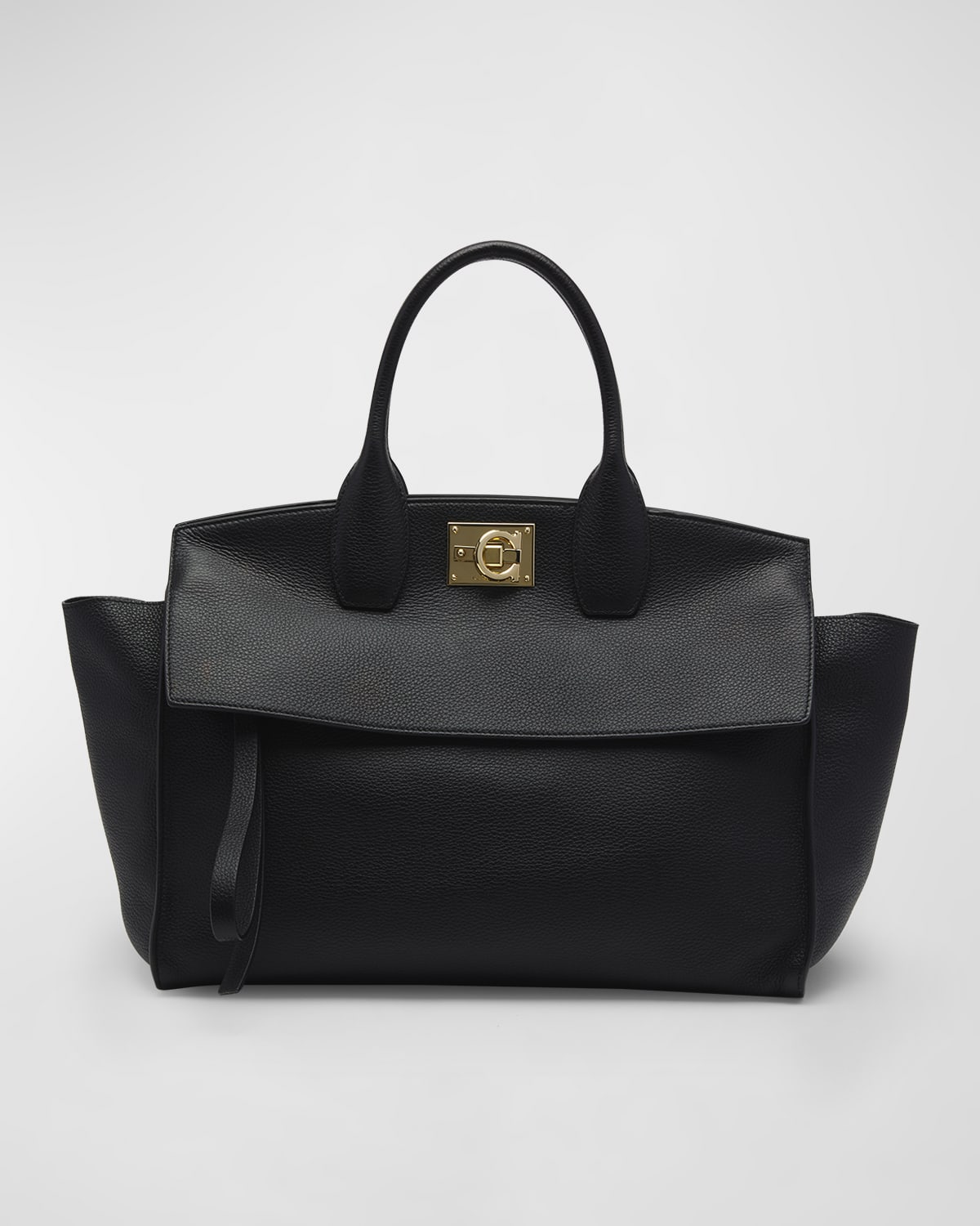 Ferragamo The Studio Leather Top-handle Satchel Bag