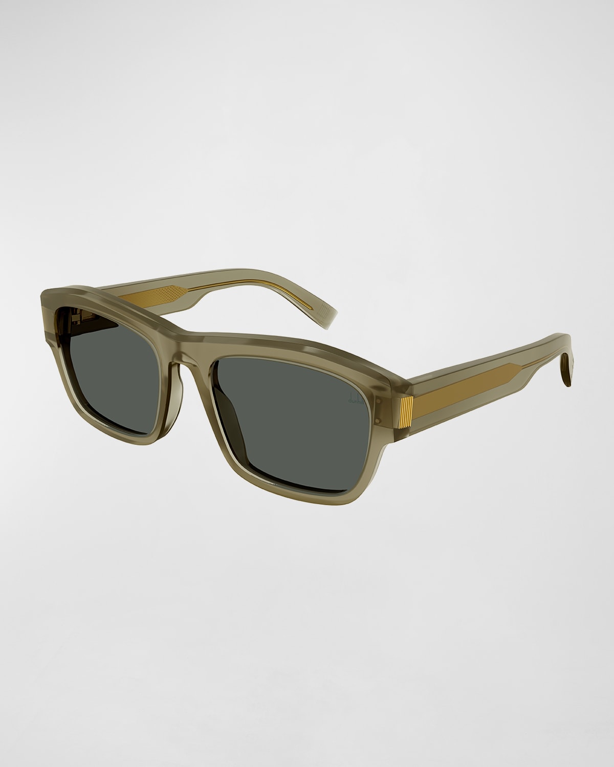 DUNHILL MEN'S RIMMED RECTANGLE SUNGLASSES 