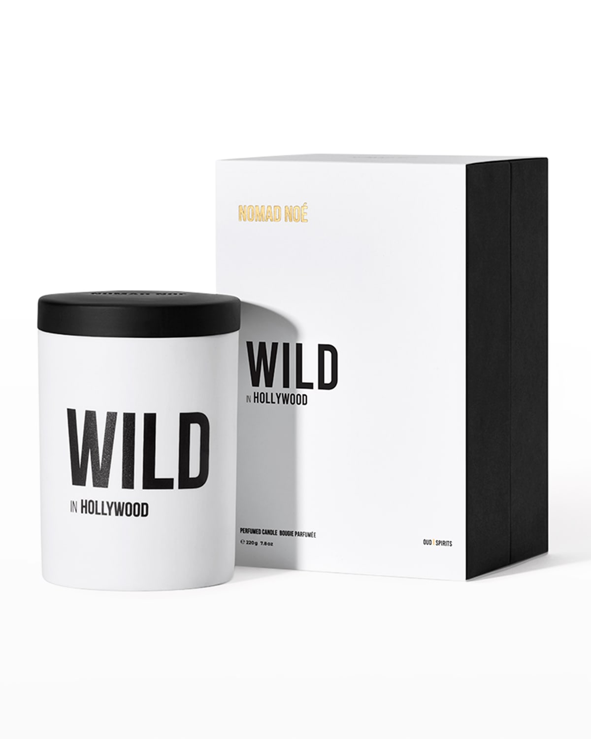 Nomad Noe Wild In Hollywood Oud & Spirits Scented Candle 220g In Multicoloured