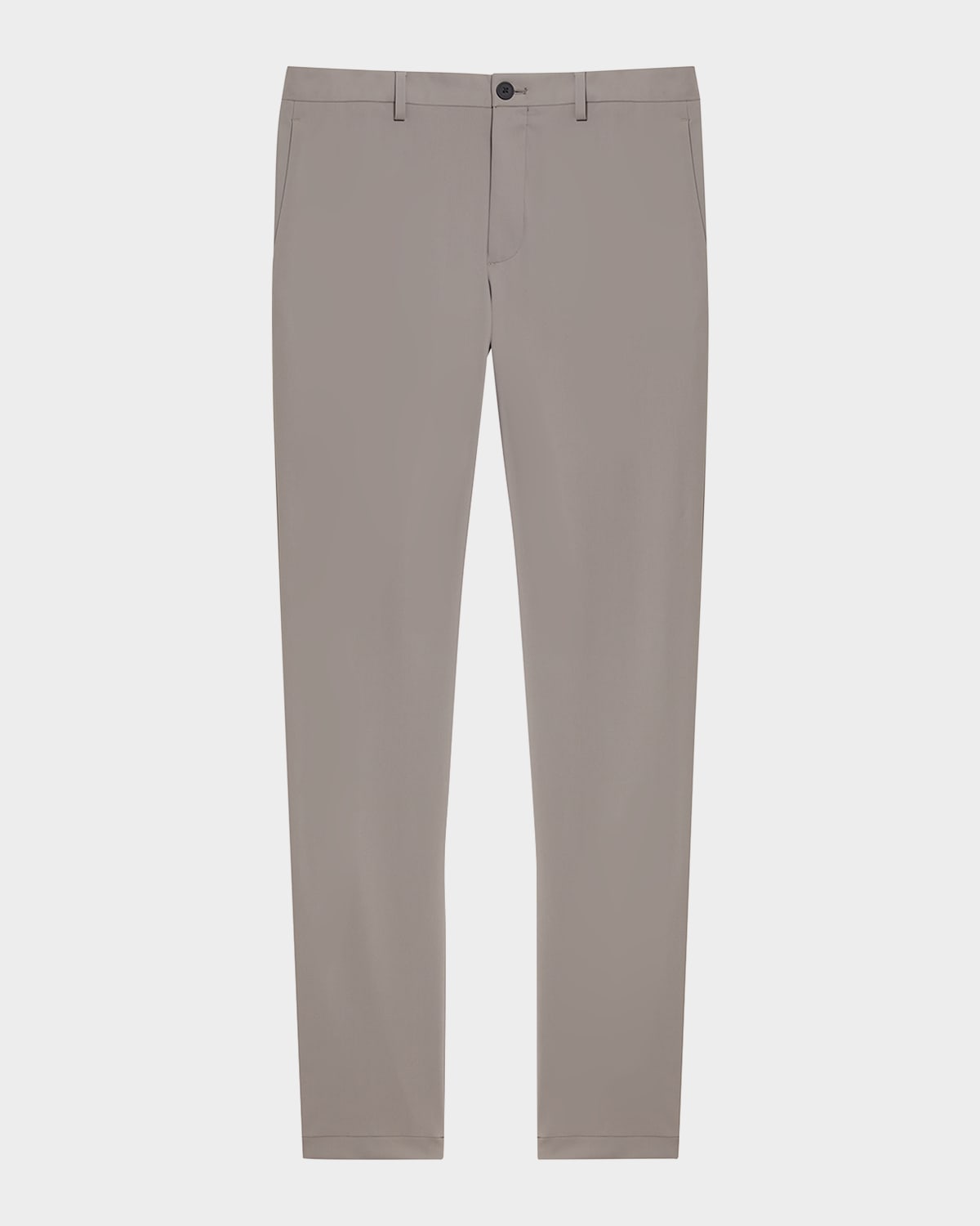Theory Zaine Slim-fit Cotton-blend Twill Trousers In Sidewalk