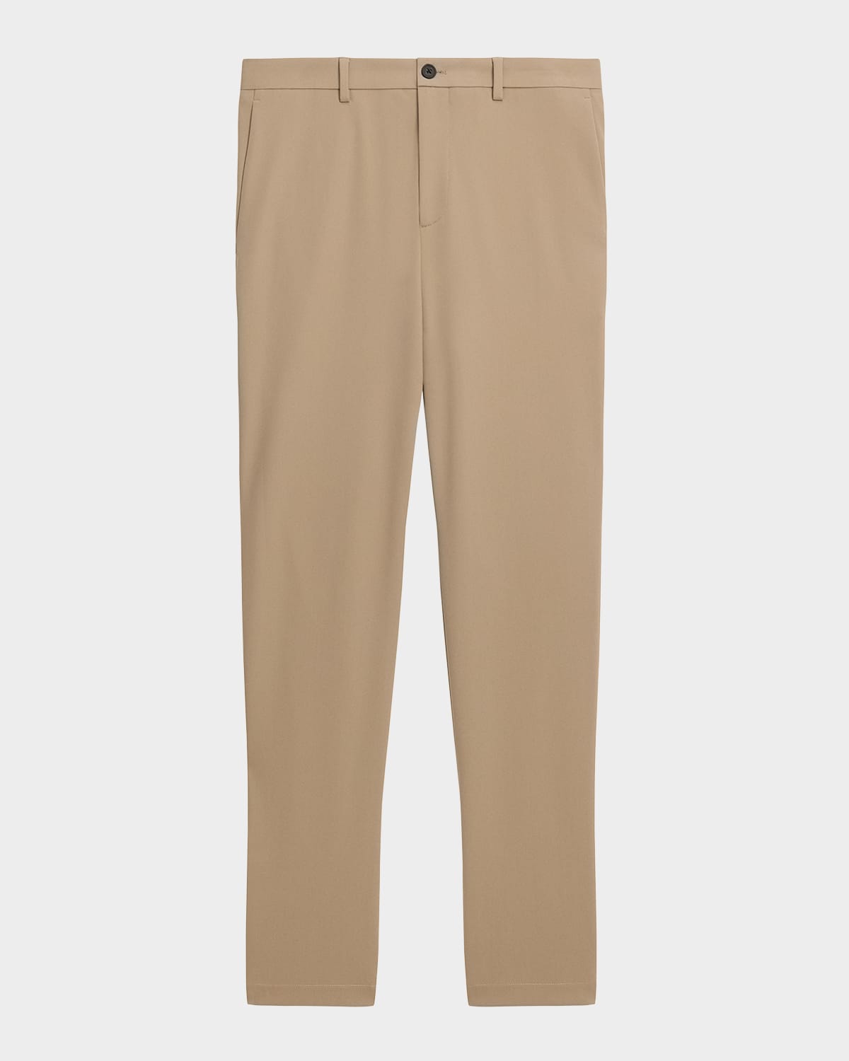 Theory Men's Zaine Precision Ponte Slim-straight Chino-style Pants In Brown