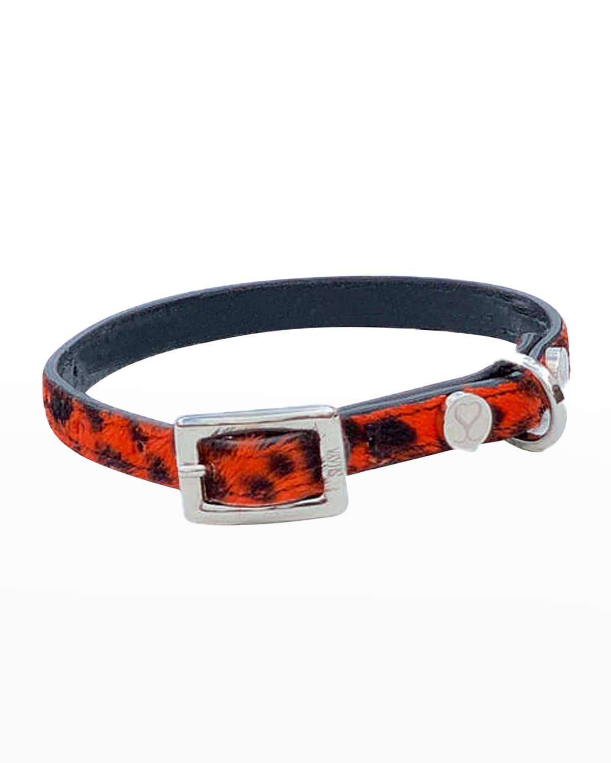 Shop Shaya Pets Taylor Pet Collar In Red &amp; Black