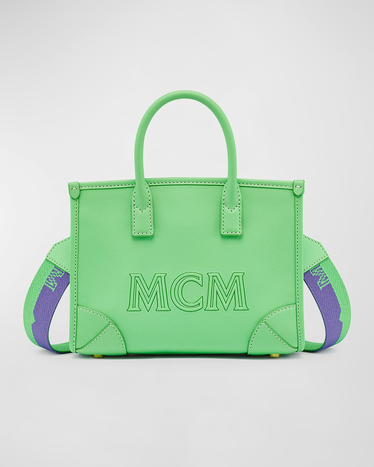 Lime green mcm bag shop