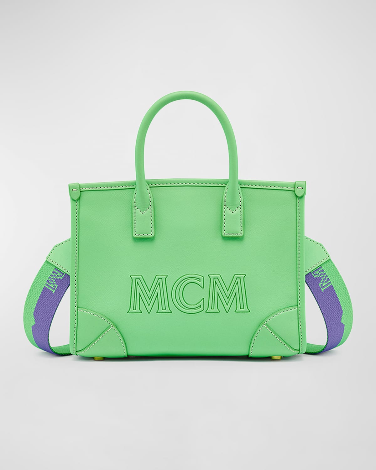 MCM Green Tote Bags