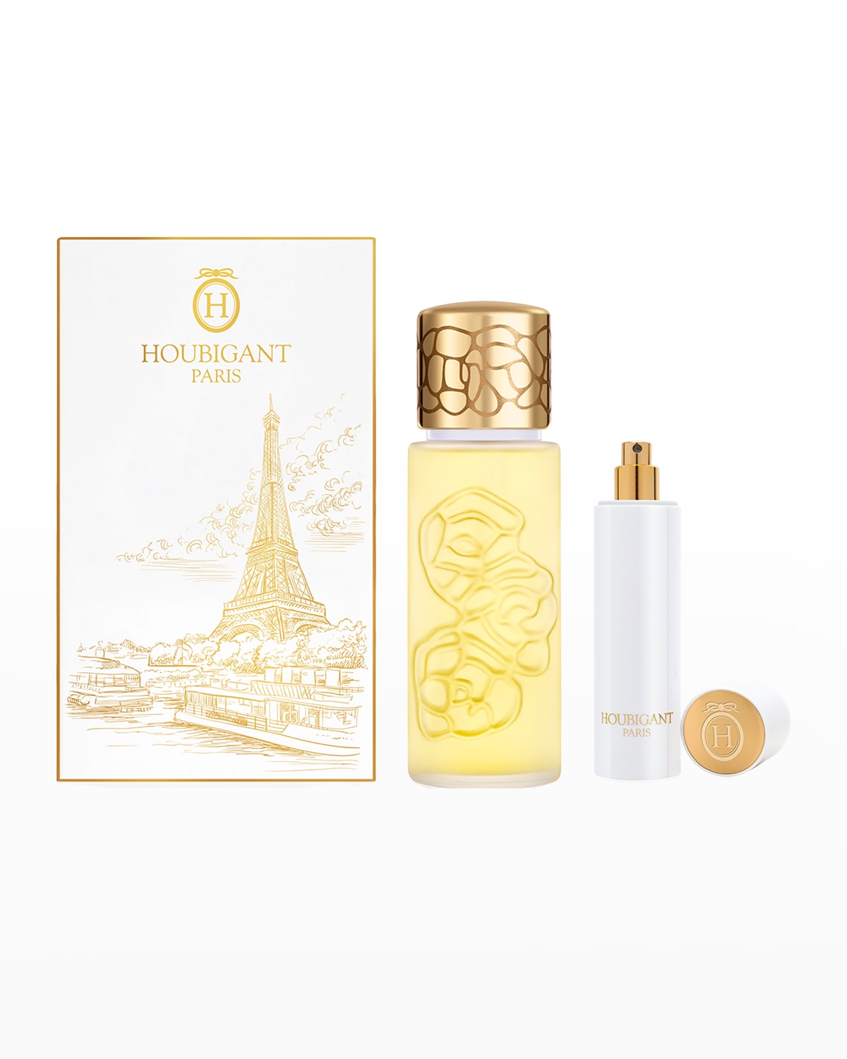 Houbigant Paris Quelques Fleurs l'Original Eau de Parfum with Extrait Traveler Spray