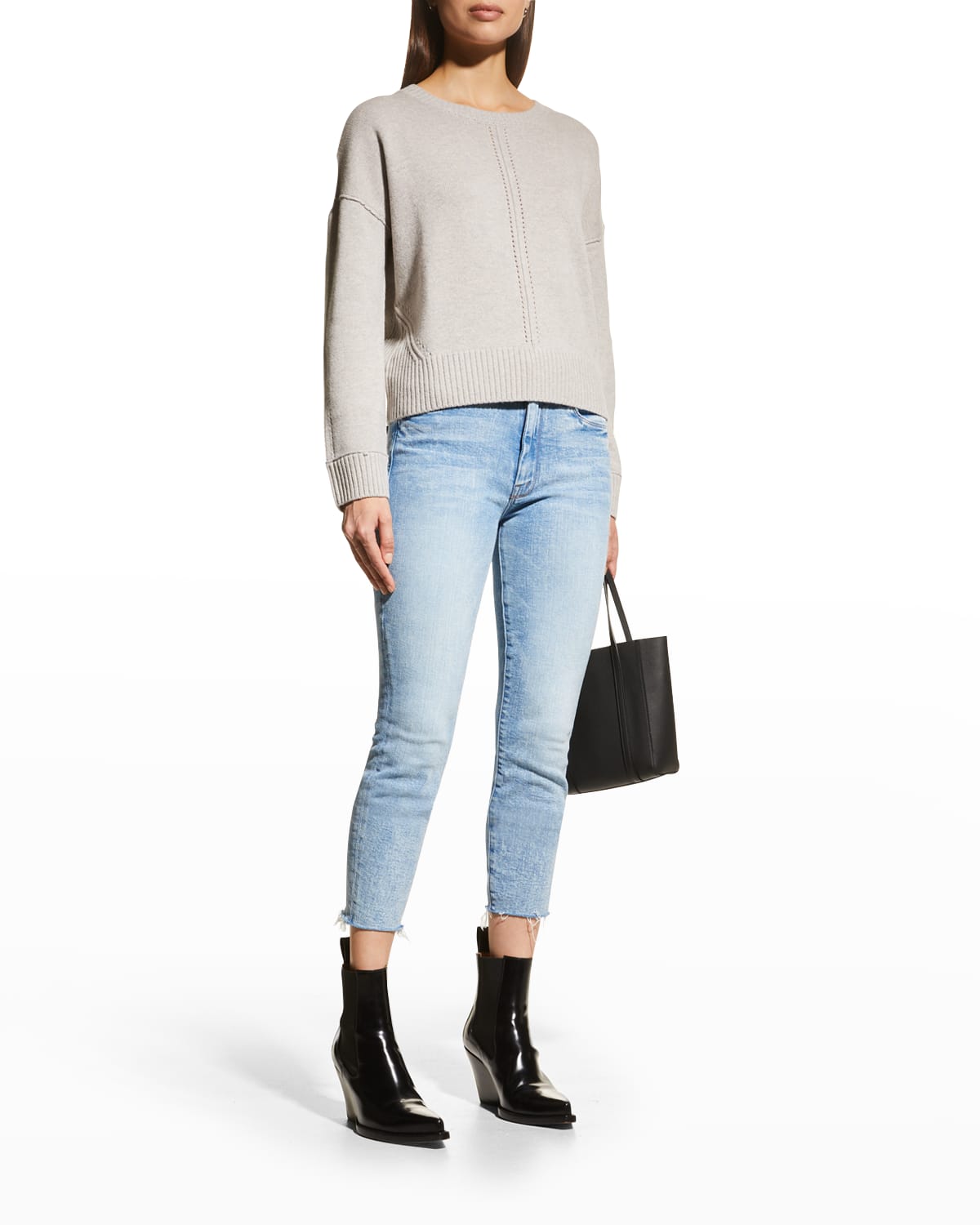 Rails Presley Crewneck Sweater In Dove