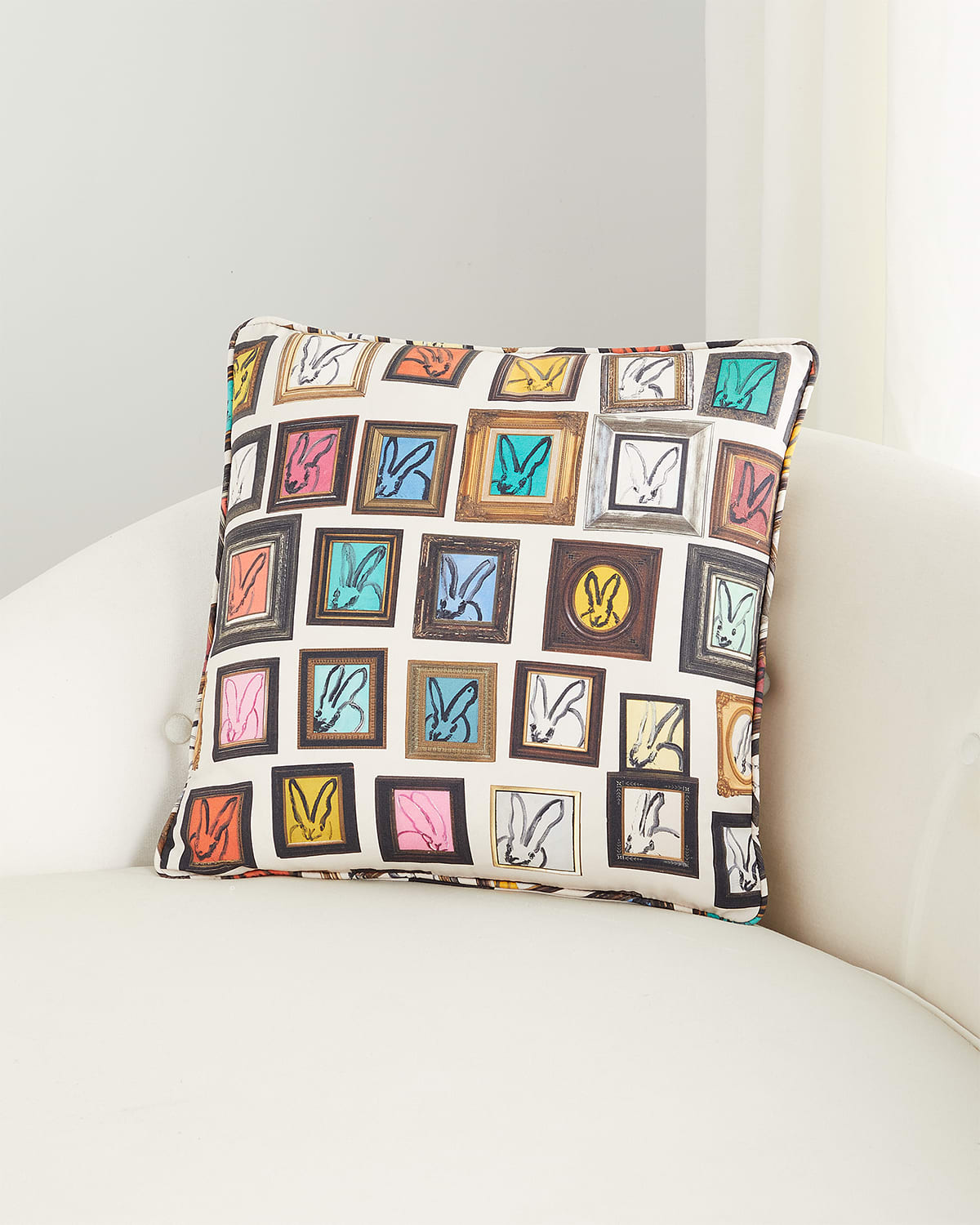 Shop Hunt Slonem Hunts Studio Cotton Pillow In Multi