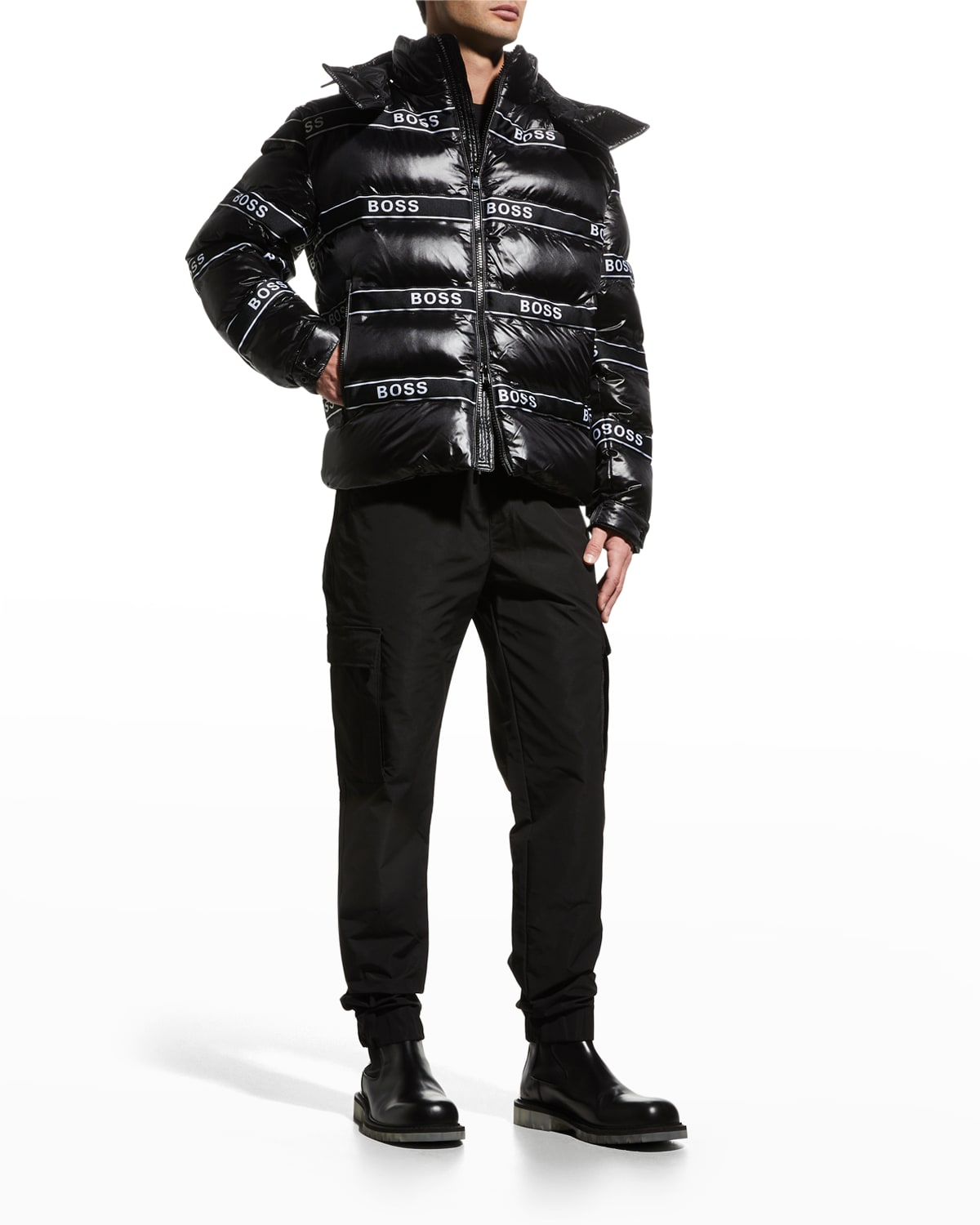 hugo boss tape tracksuit