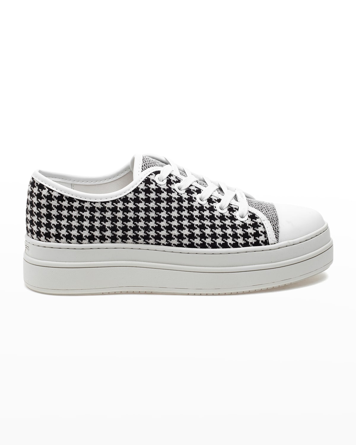 JSlides Nate Houndstooth Low-Top Sneakers